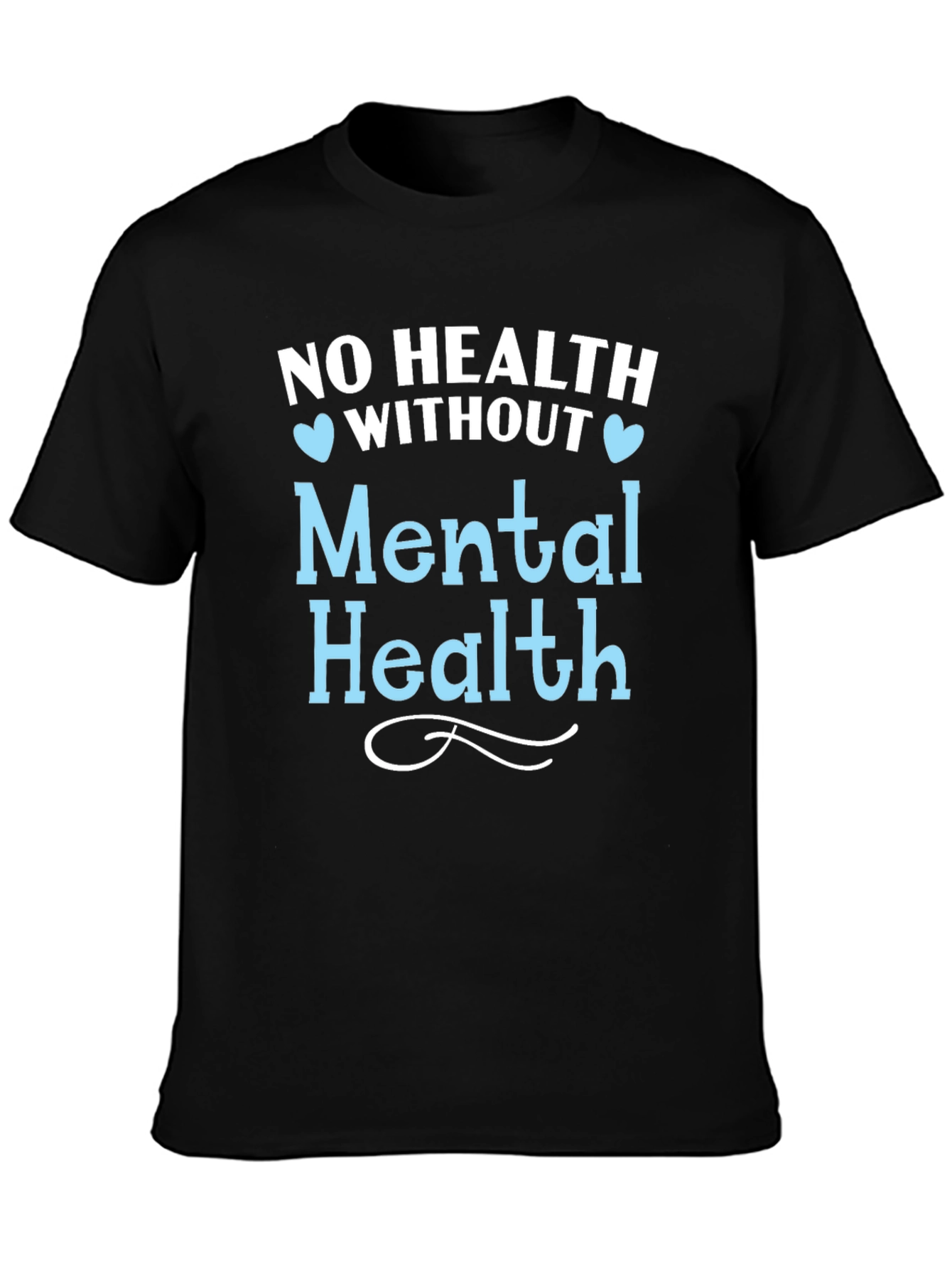 Black Mental Health Awareness T-Shirt view 3