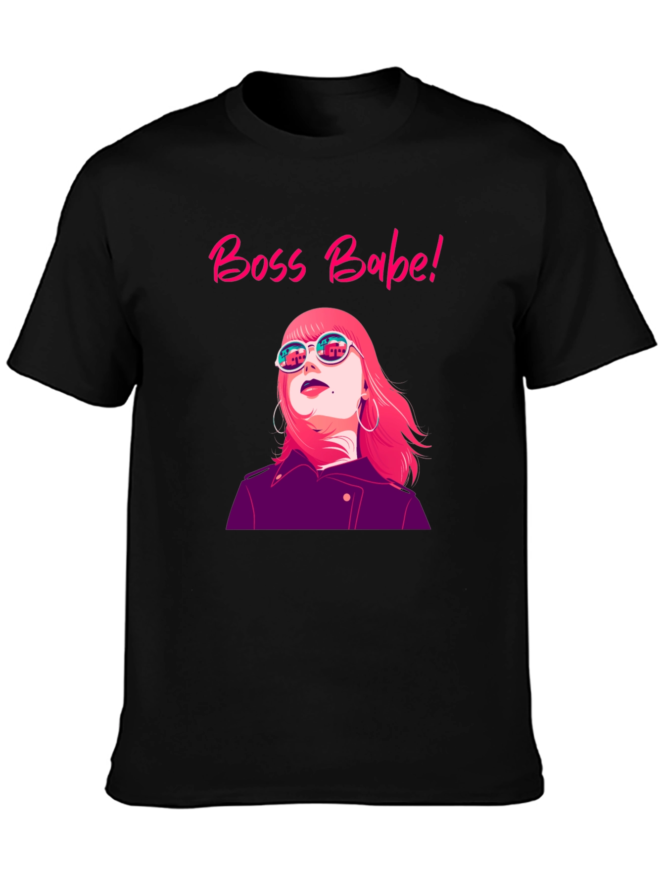 Black Boss Babe Graphic Tee - Stylish & Empowering view 3