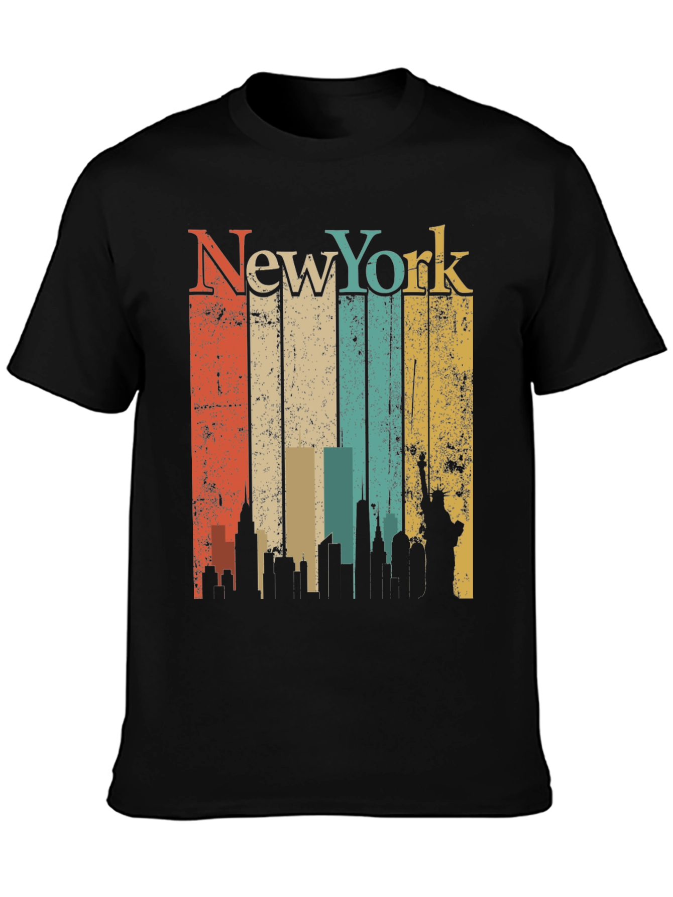 Vintage New York Skyline Graphic T-Shirt - 3