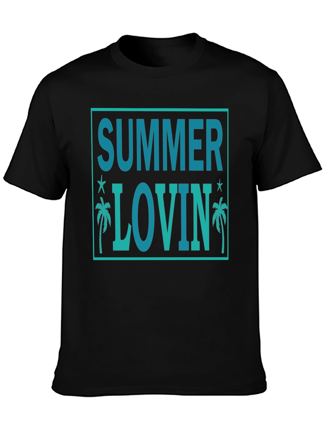 Black Summer Lovin' Graphic Tee view 3