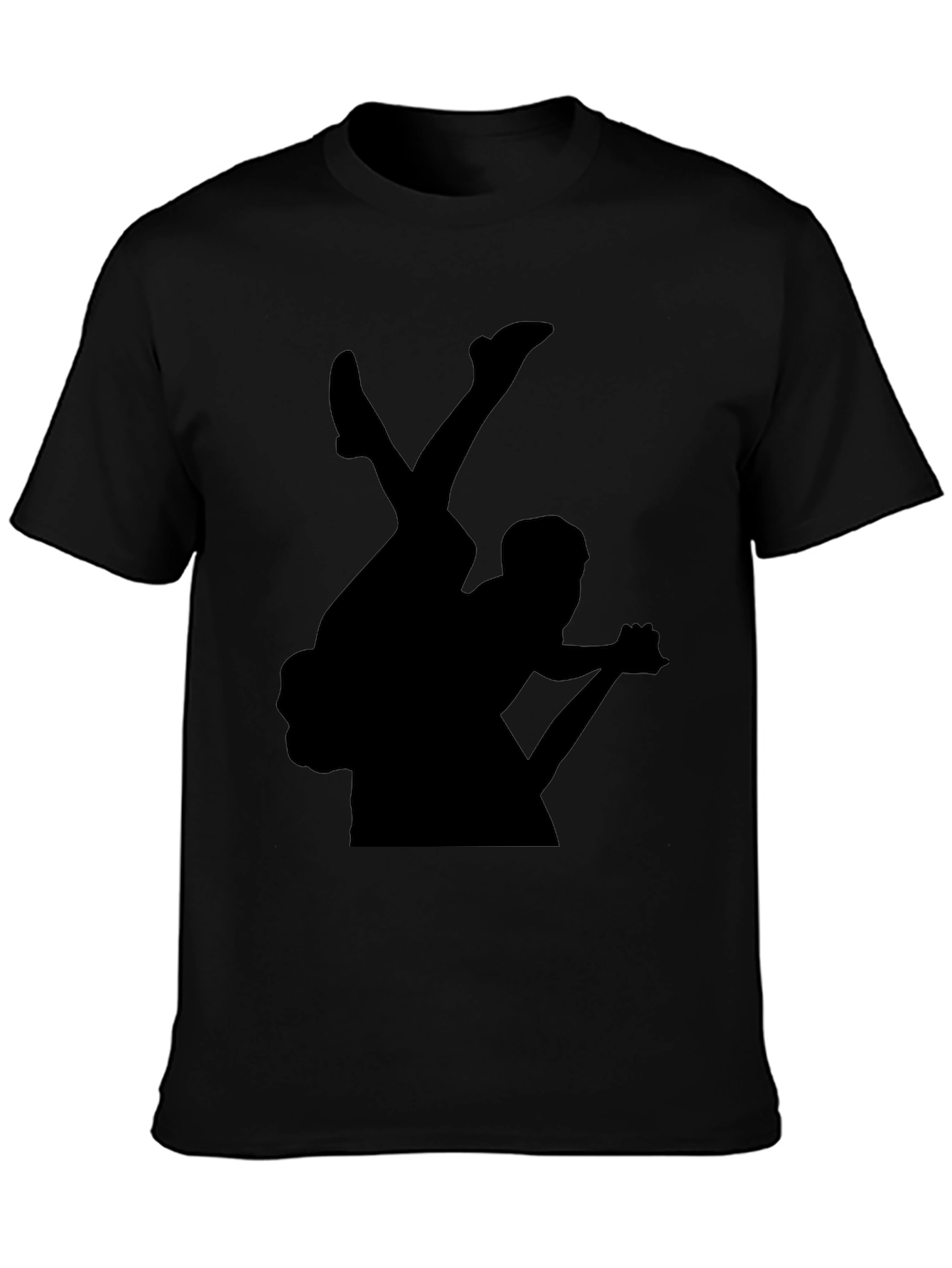Black Silhouette Graphic Tee - Dark Style view 3