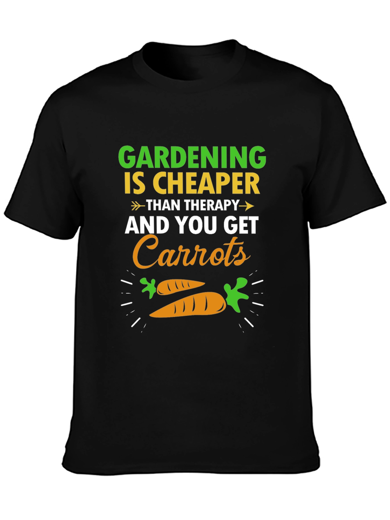 Gardening Carrots Graphic T-Shirt - 3
