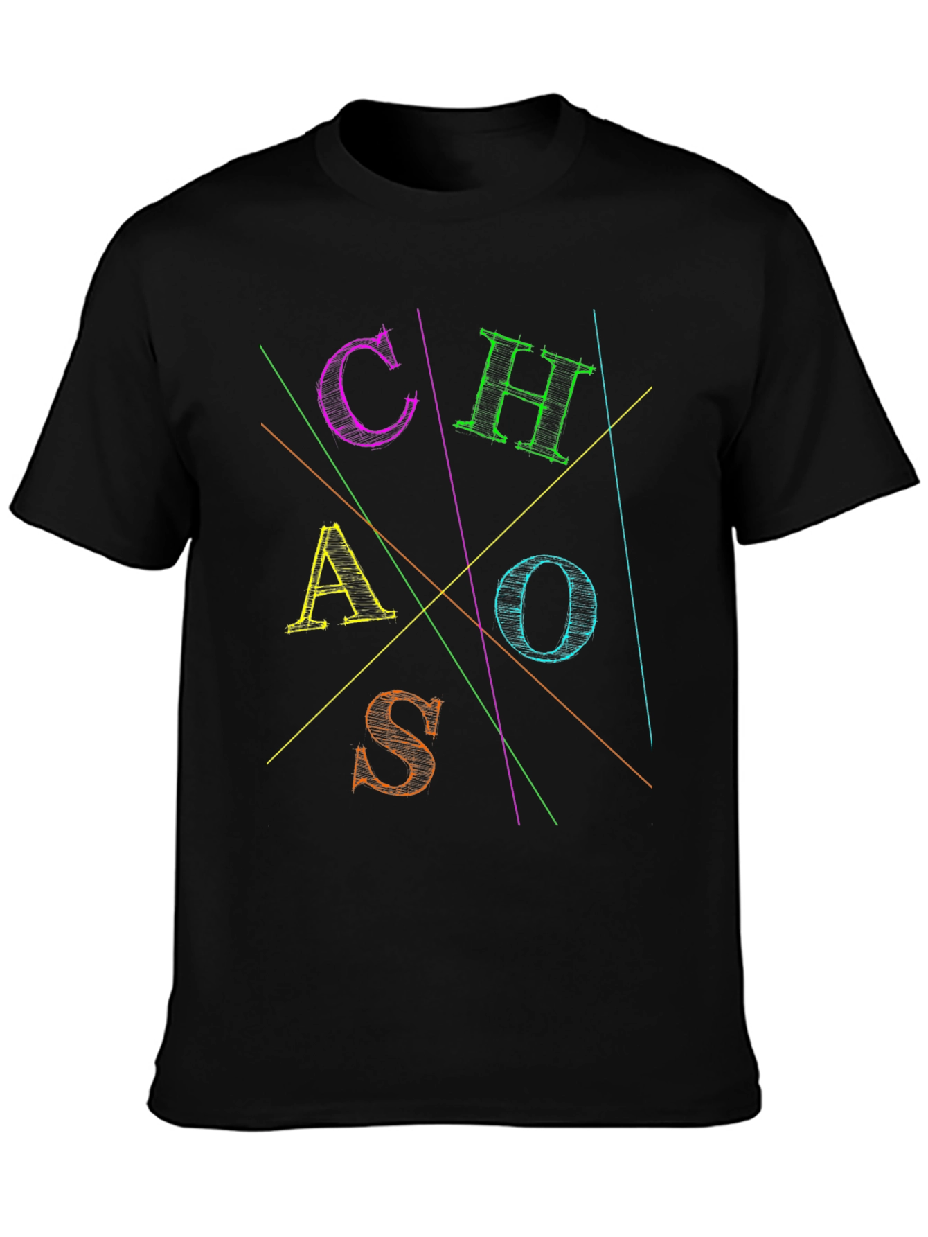 Chaos Graphic Tee - Men's Short Sleeve Crew Neck - 3