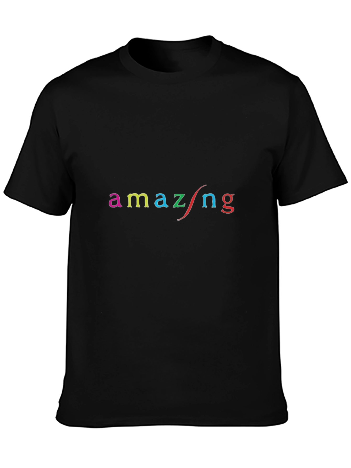 Black Amazing Graphic Tee - Casual Comfort view 3