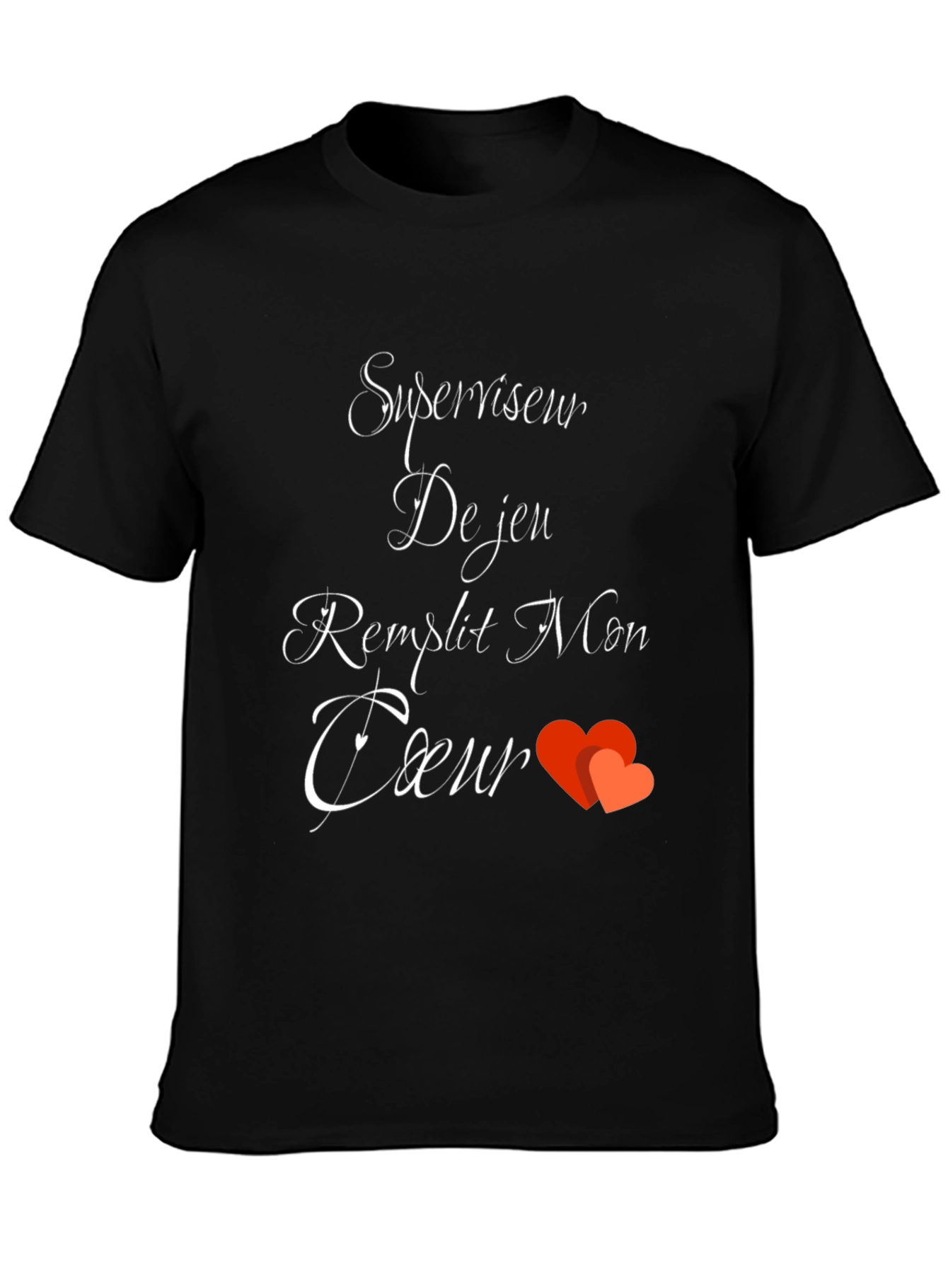 Black Supervisor Job Fills My Heart T-Shirt view 3