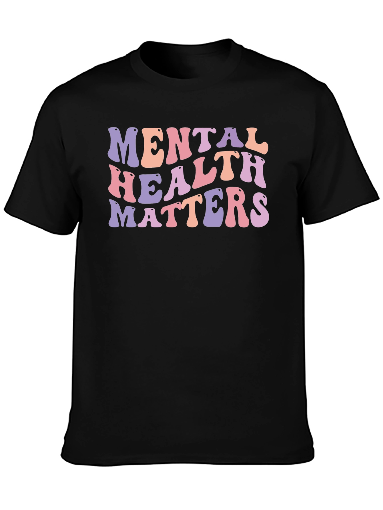 Black Mental Health Matters Graphic Tee view 3