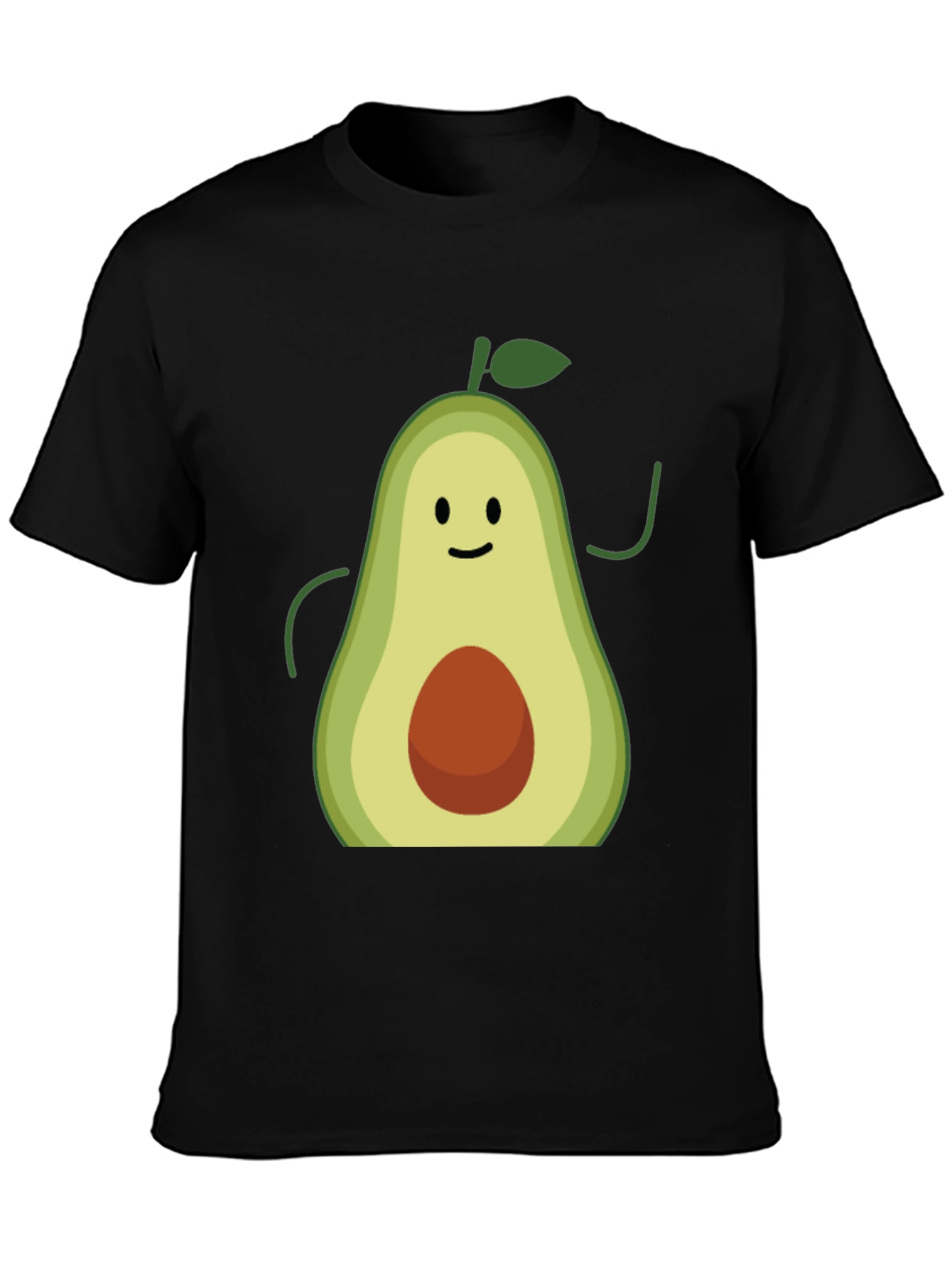 Black Avocado Graphic Tee - Funny Fruit T-Shirt view 3