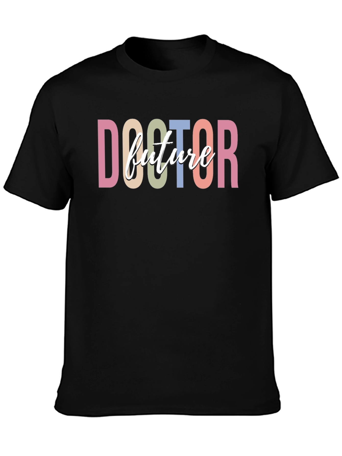 Black Future Doctor Graphic Tee - Unisex view 3