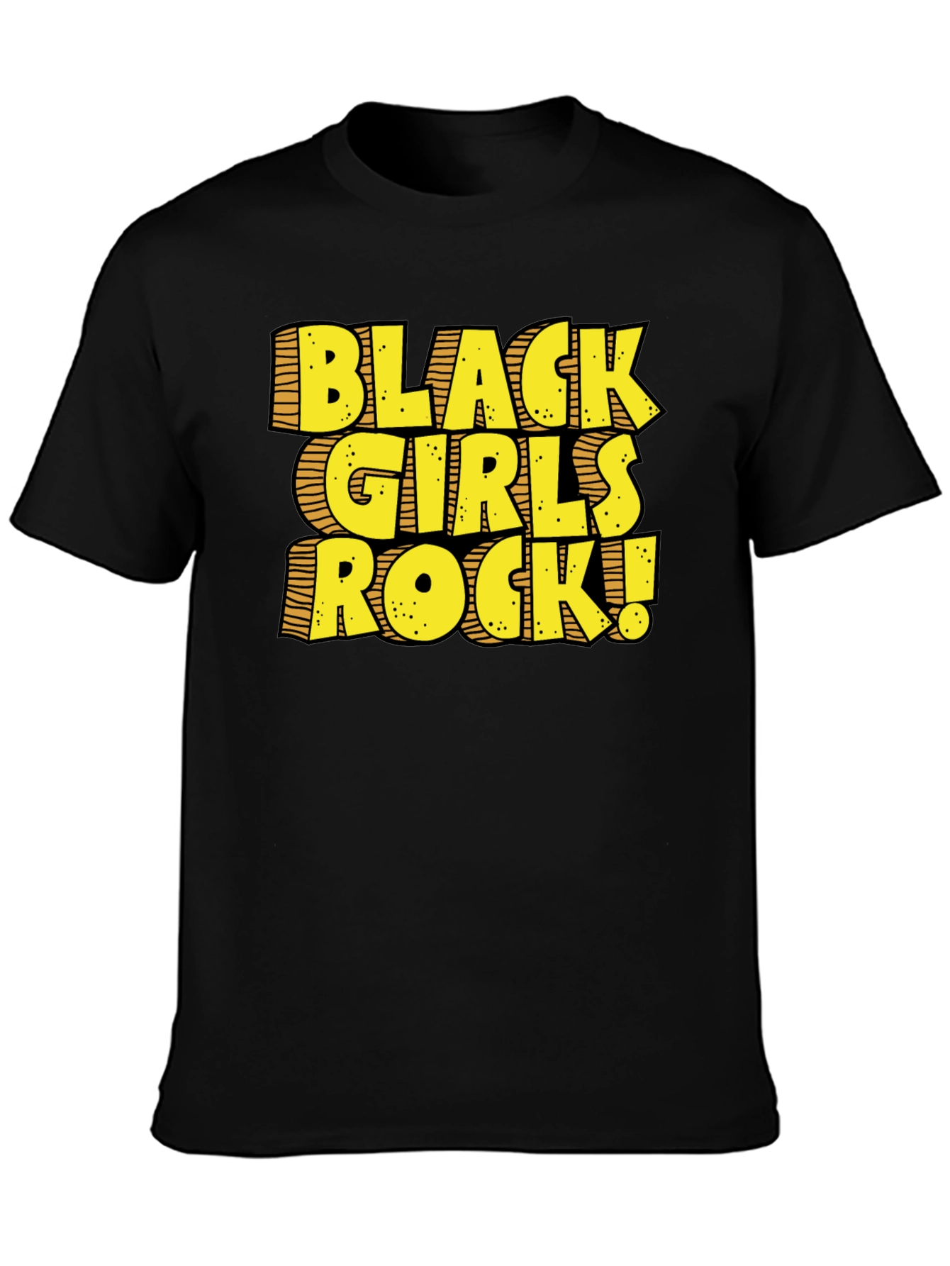 Black Black Girls Rock Graphic T-Shirt - Black view 3