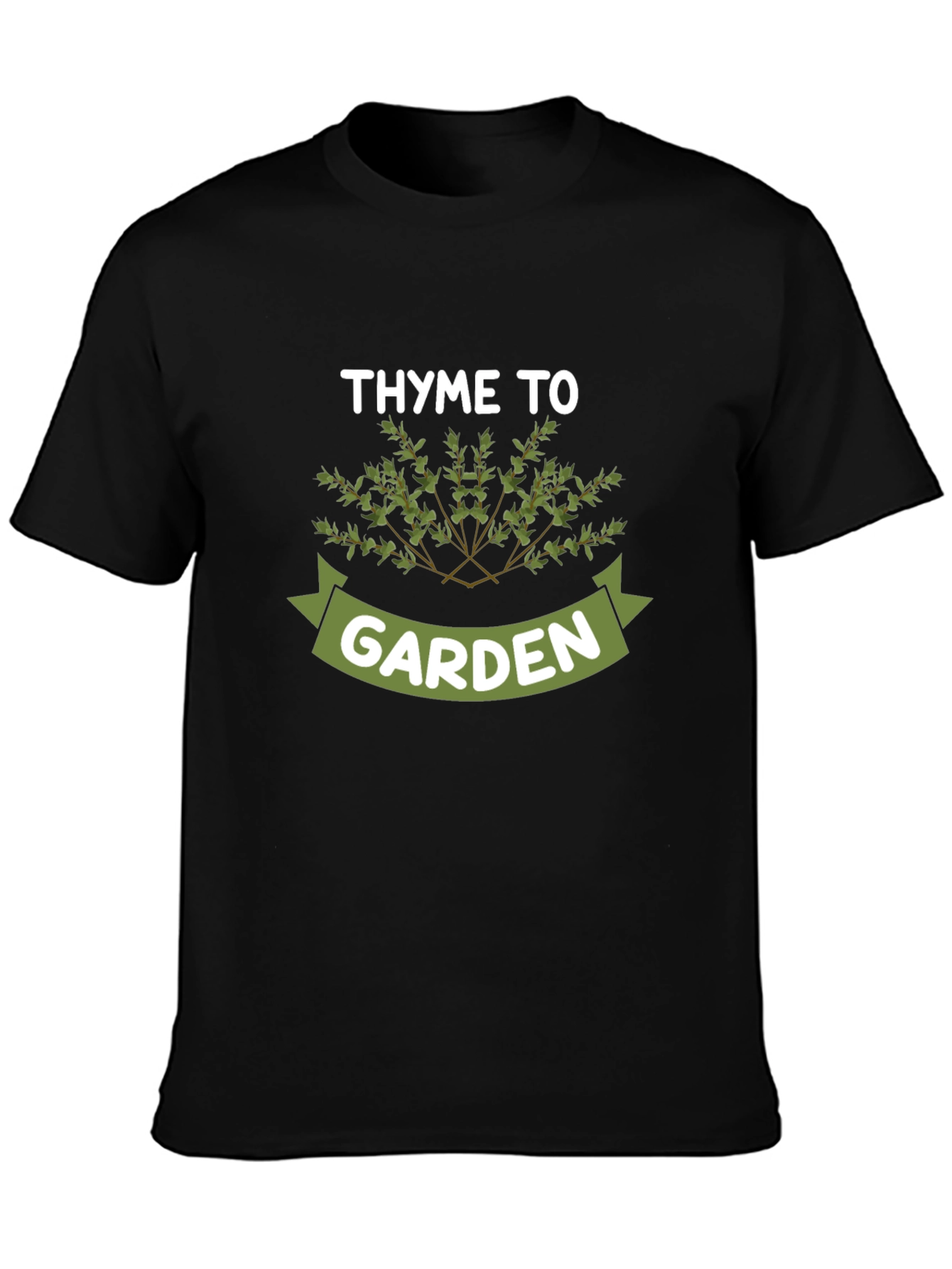 Black Thyme To Garden T-Shirt - Gardener Tee view 3