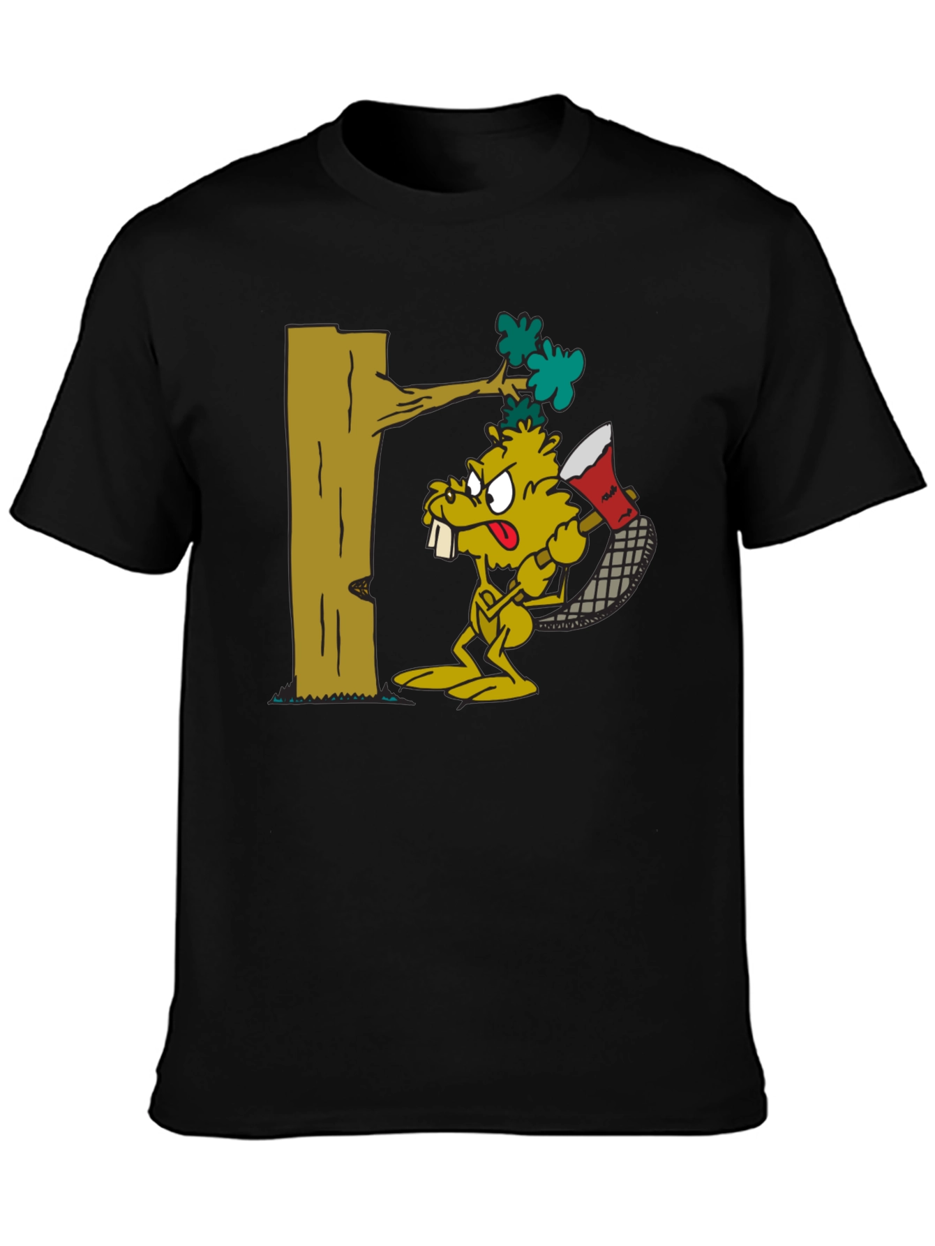 Black Beaver Lumberjack Graphic Tee view 3
