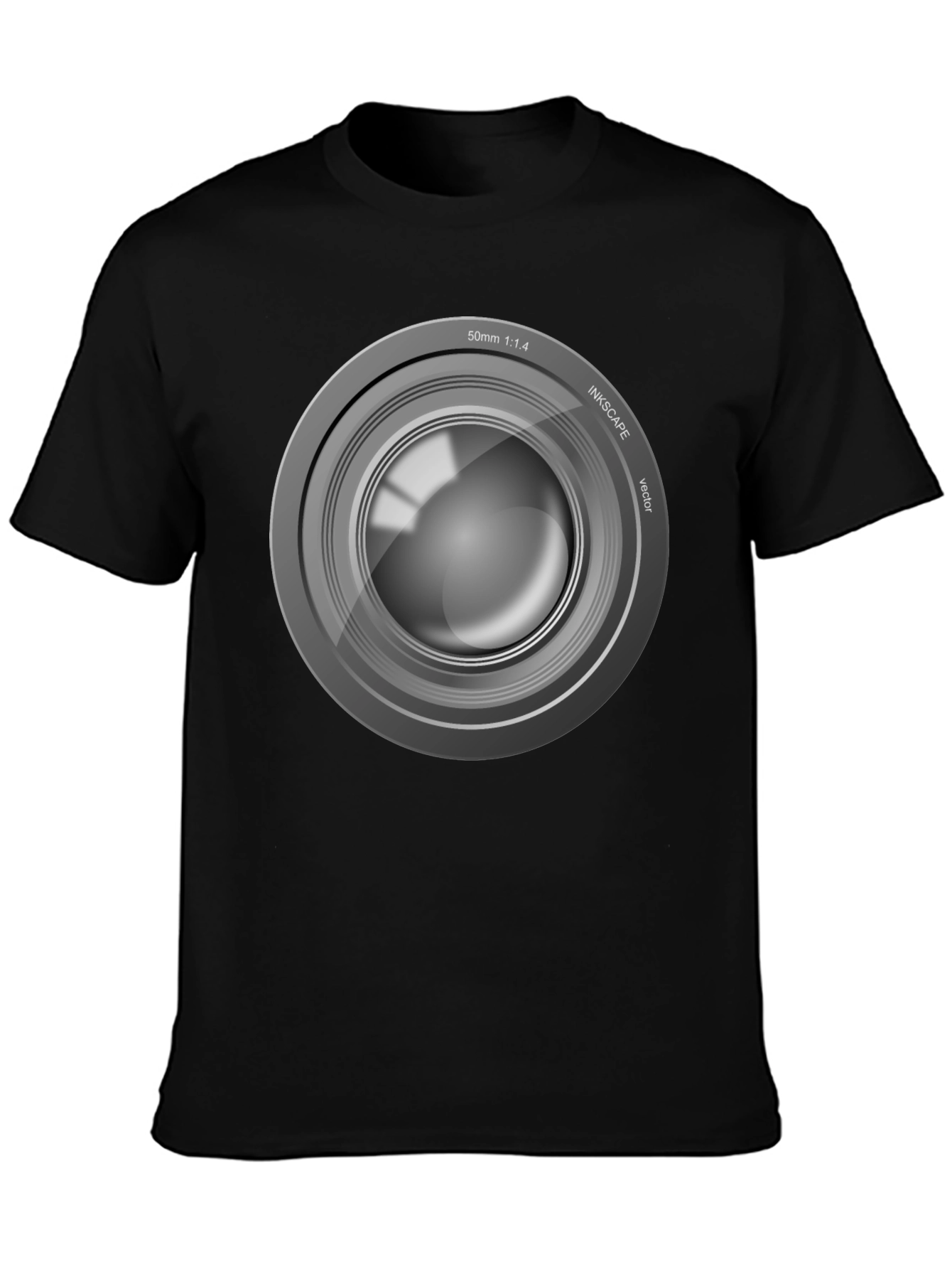 Camera Lens Graphic T-Shirt - Photographer Style - 3