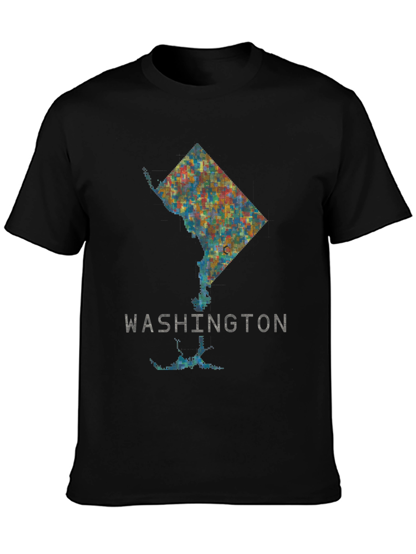 Black Washington D.C. Graphic T-Shirt view 3
