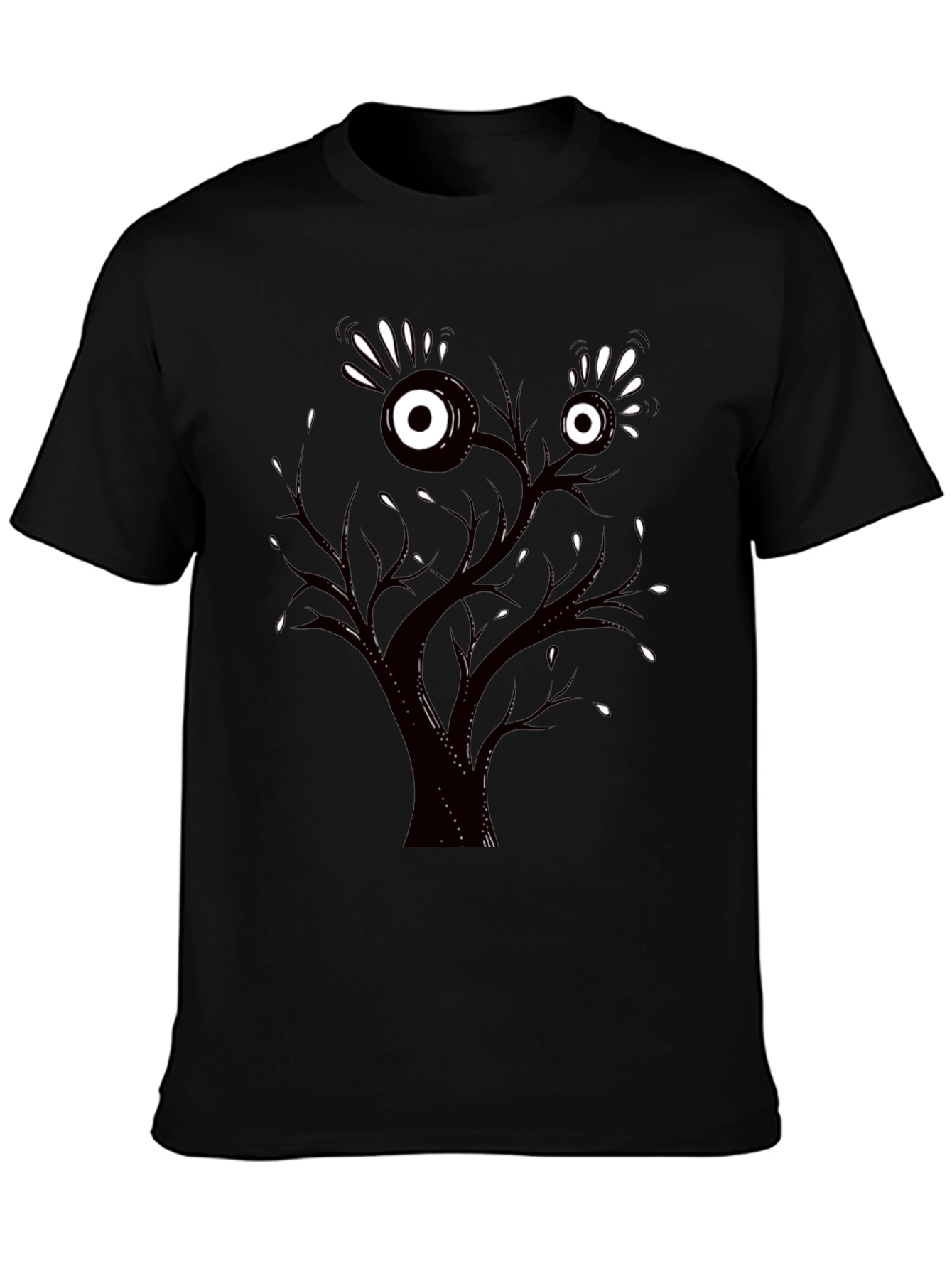 Black Eye Tree Graphic Tee - Men's Black T-Shirt view 3