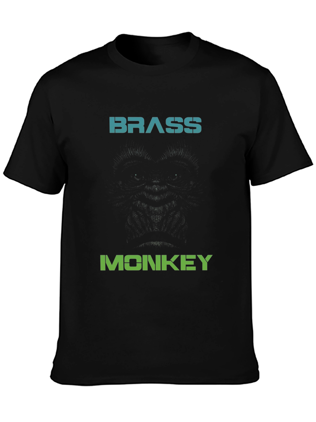 Black Brass Monkey Graphic Tee - Classic Hip Hop Style view 3