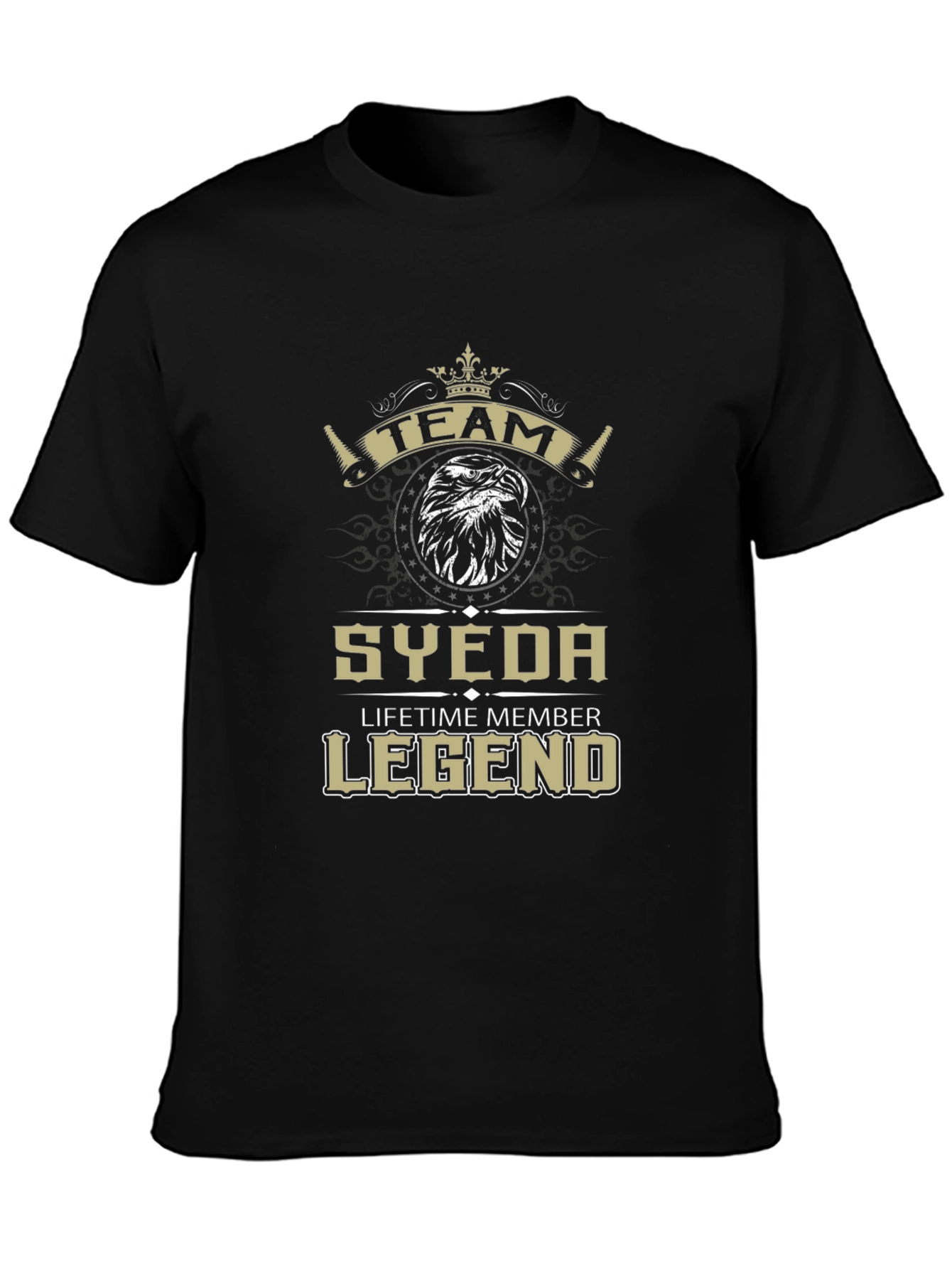 Black Syeda Legend Graphic T-Shirt view 3
