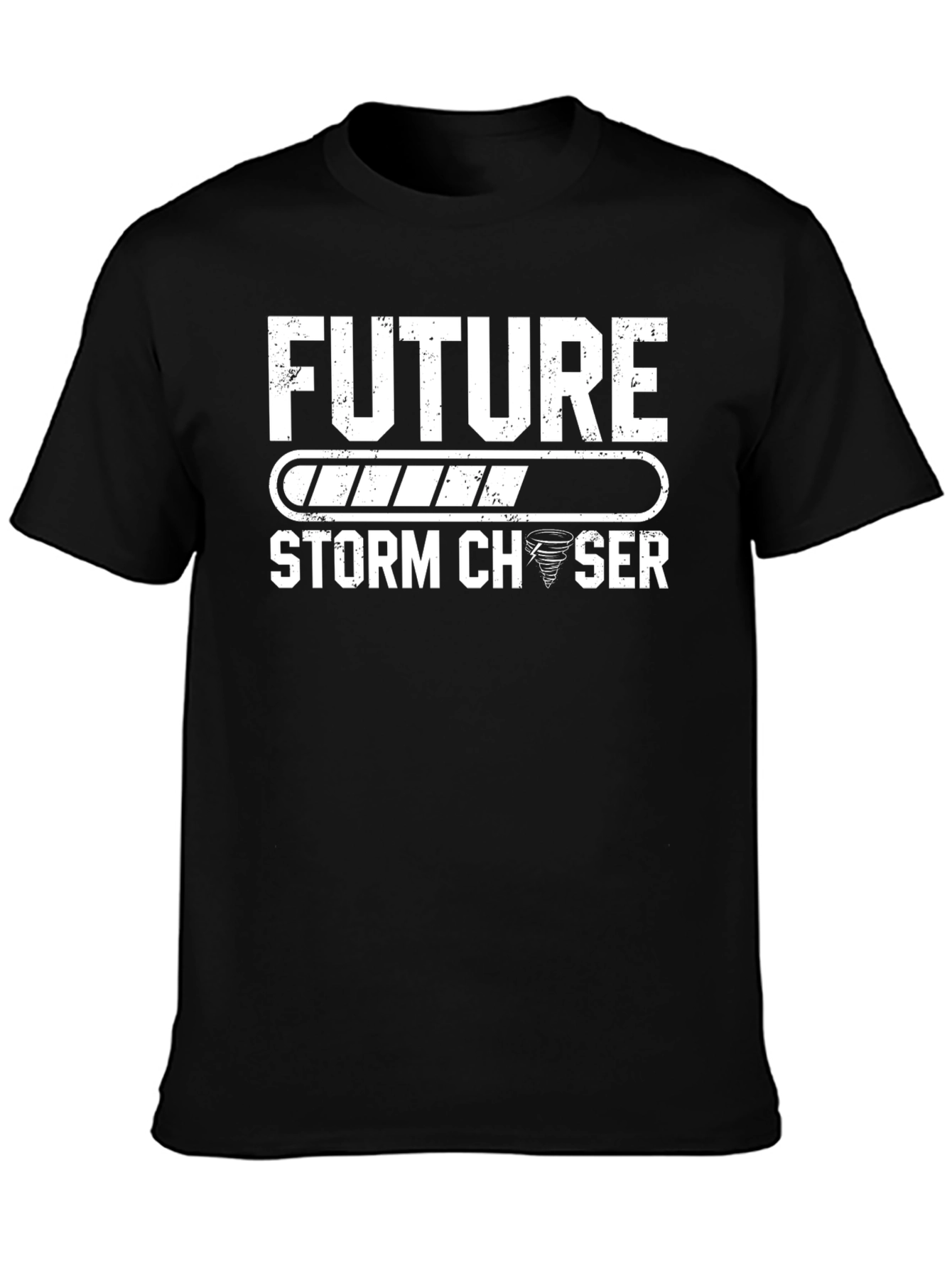 Black Future Storm Chaser Graphic Tee - Black view 3