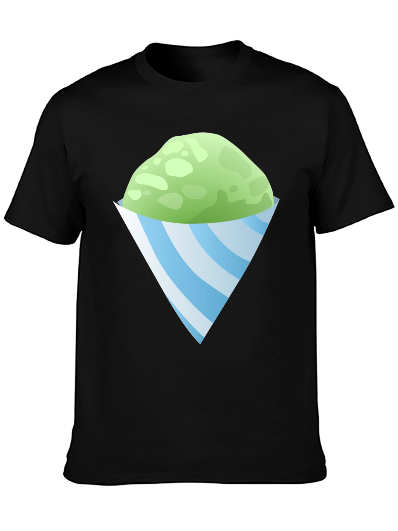 Black Snow Cone Graphic Tee - Summer Vibes view 3