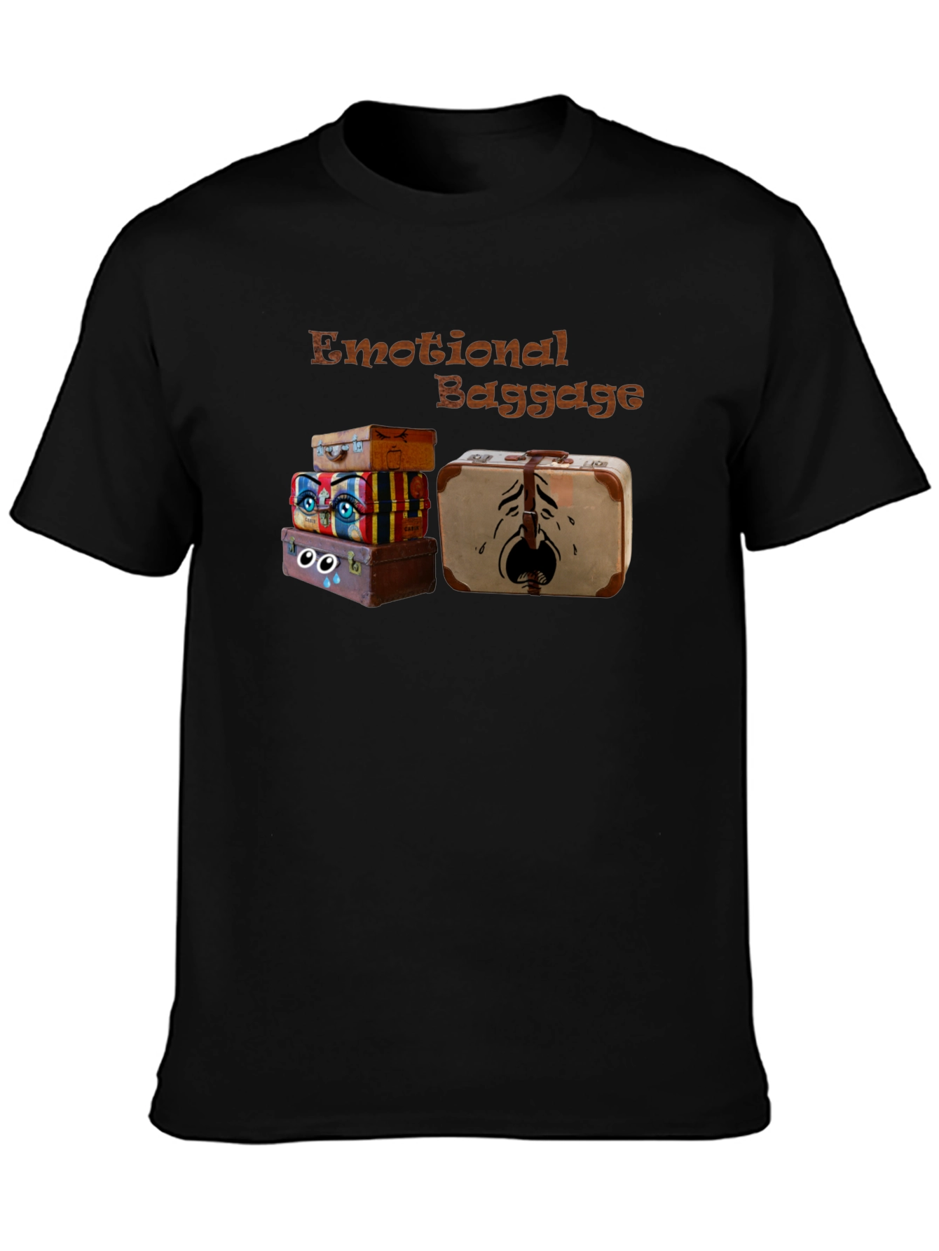 Emotional Baggage Graphic Tee - Unique Design - 3