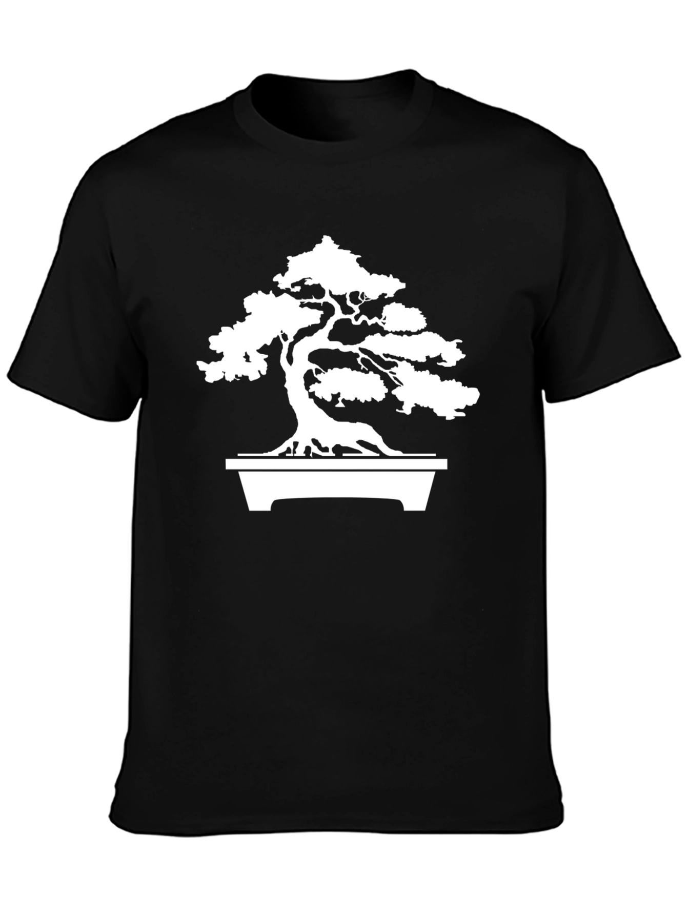Black Bonsai Tree Graphic T-Shirt - Unique & Stylish Design view 3