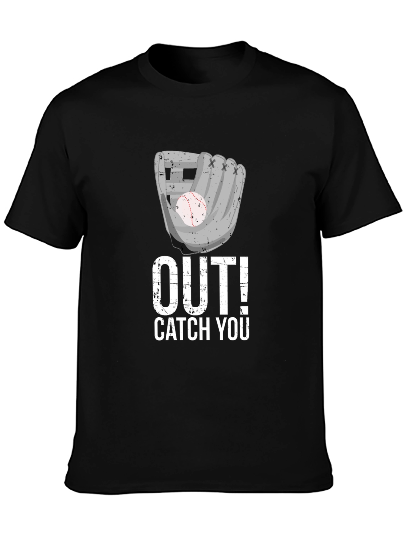 Baseball Out! Catch You T-Shirt - 3