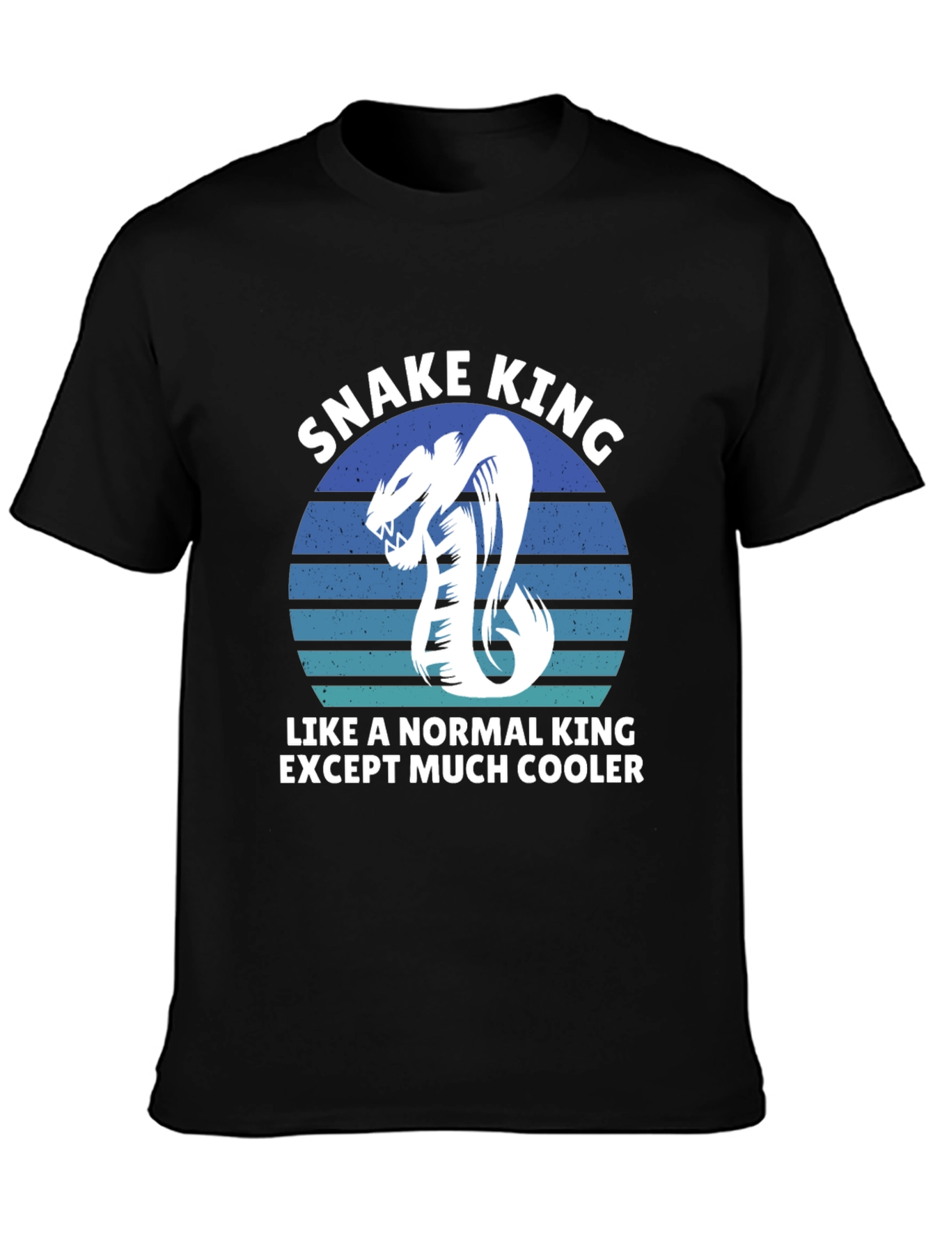 Black Snake King Graphic Tee - Cooler Than Normal view 3