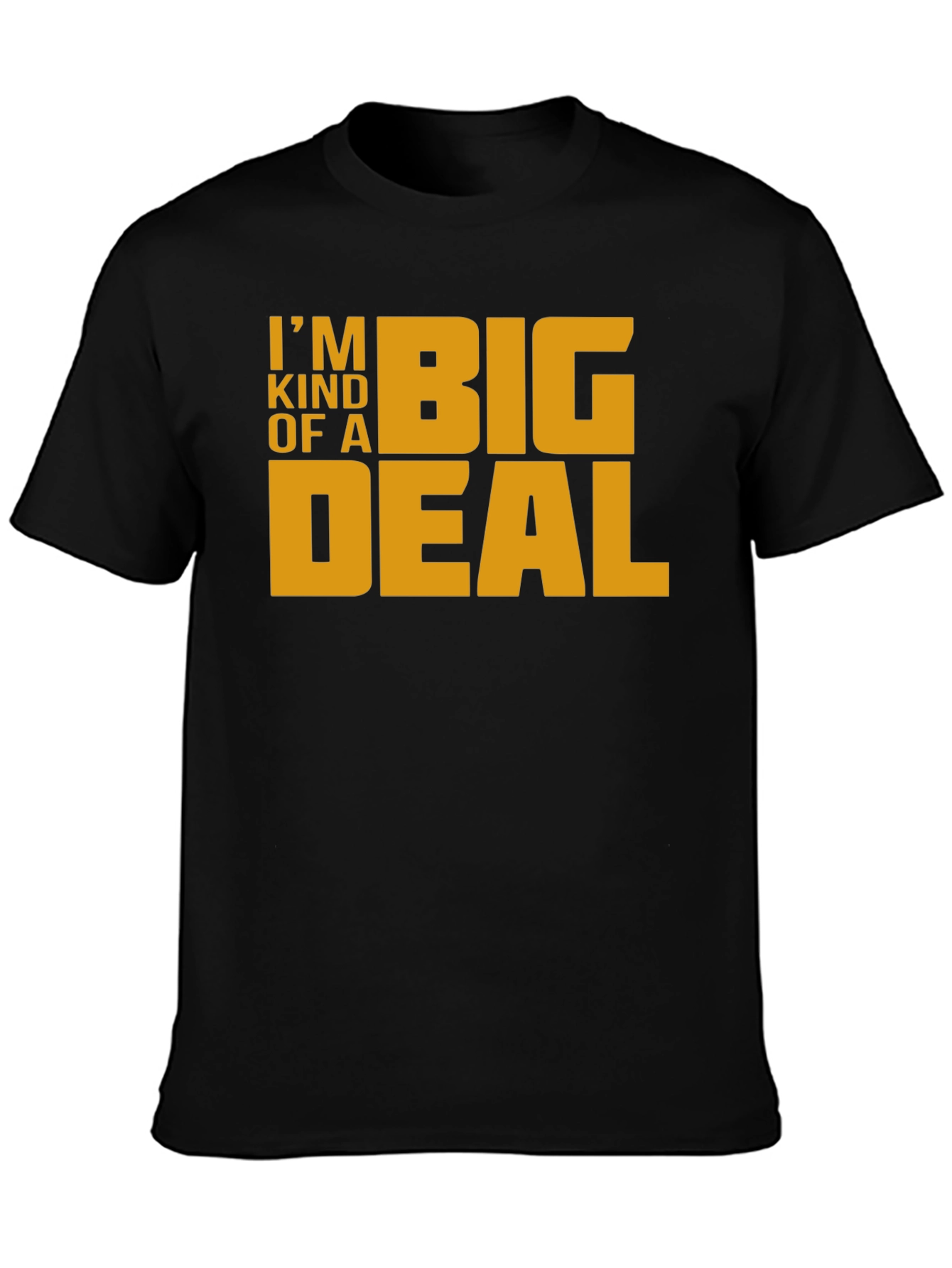 Black I'm Kind of A Big Deal T-Shirt - Black view 3