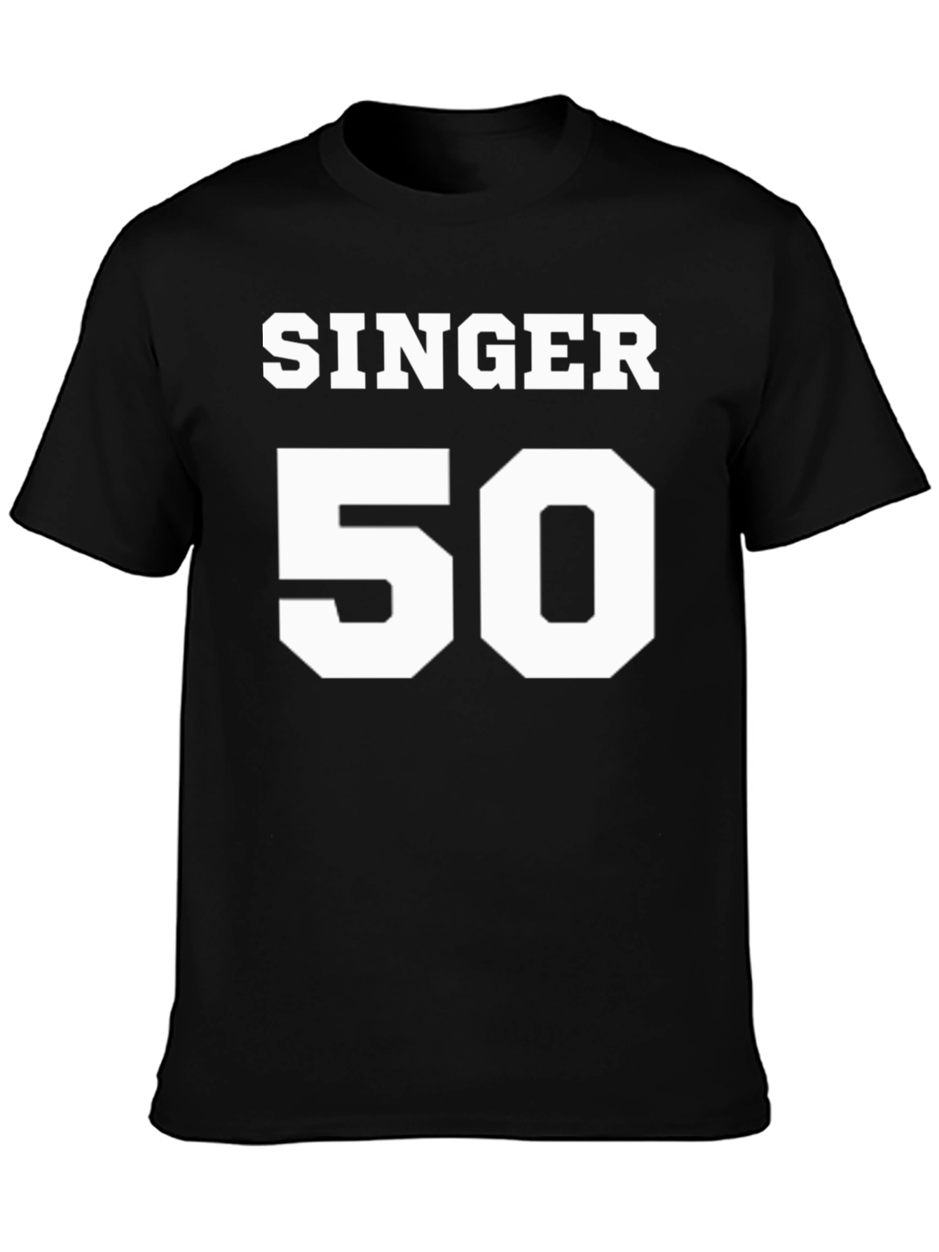 Black Singer 50 Black Graphic Tee view 3