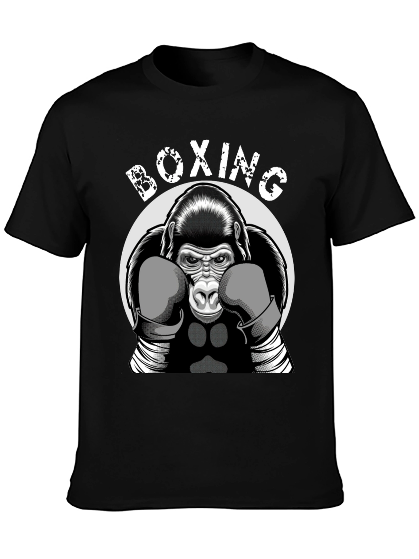 Black Boxing Gorilla Graphic Tee view 3
