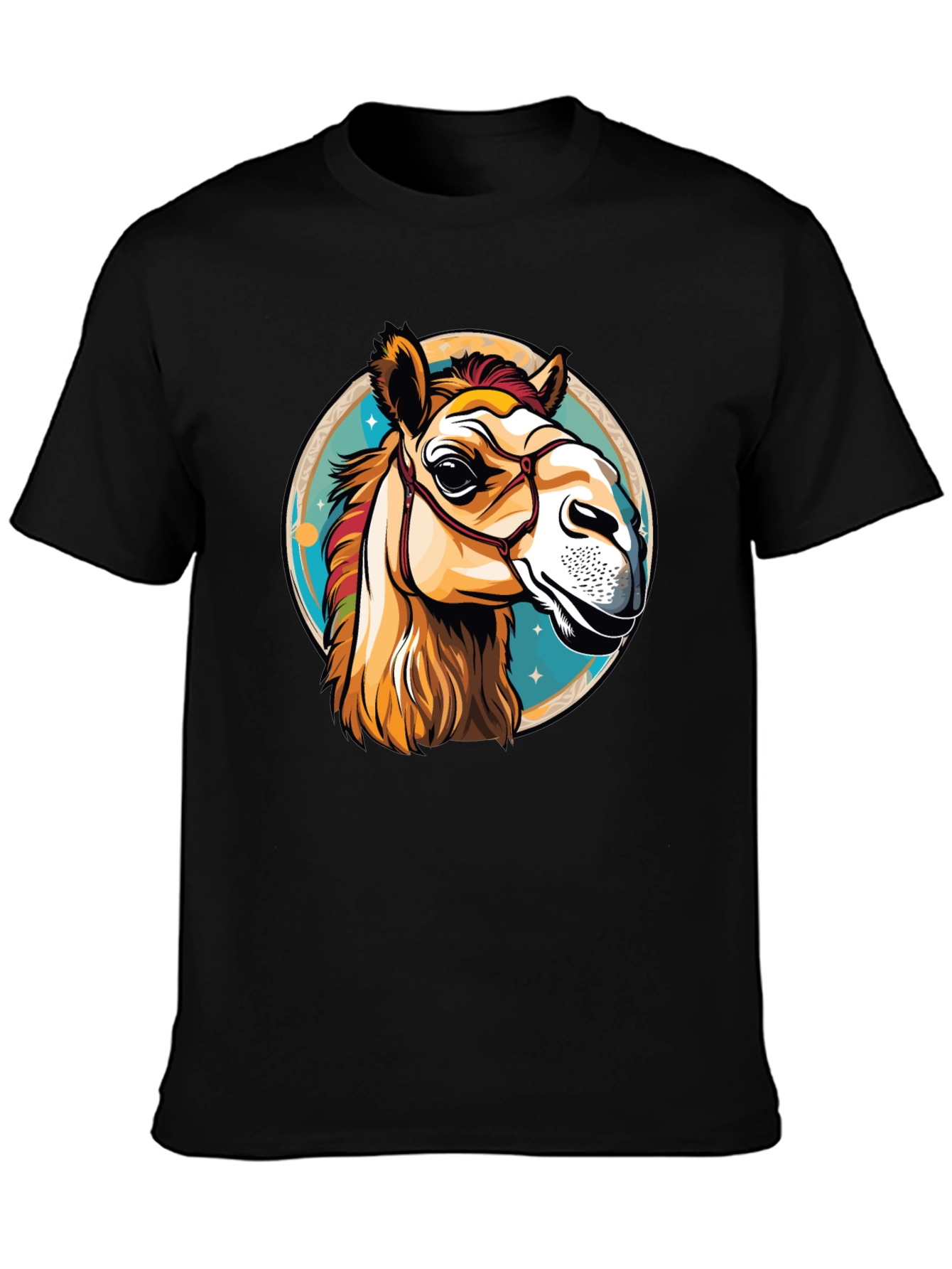 Black Camel T-Shirt - Men's Graphic Tee view 3