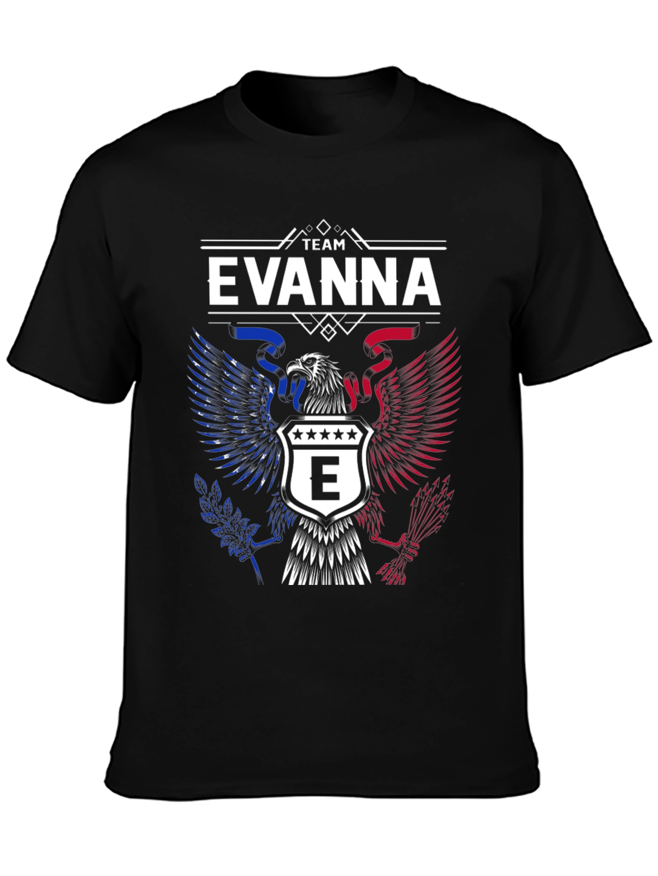 Team Evanna Eagle T-Shirt Patriotic Design - 3