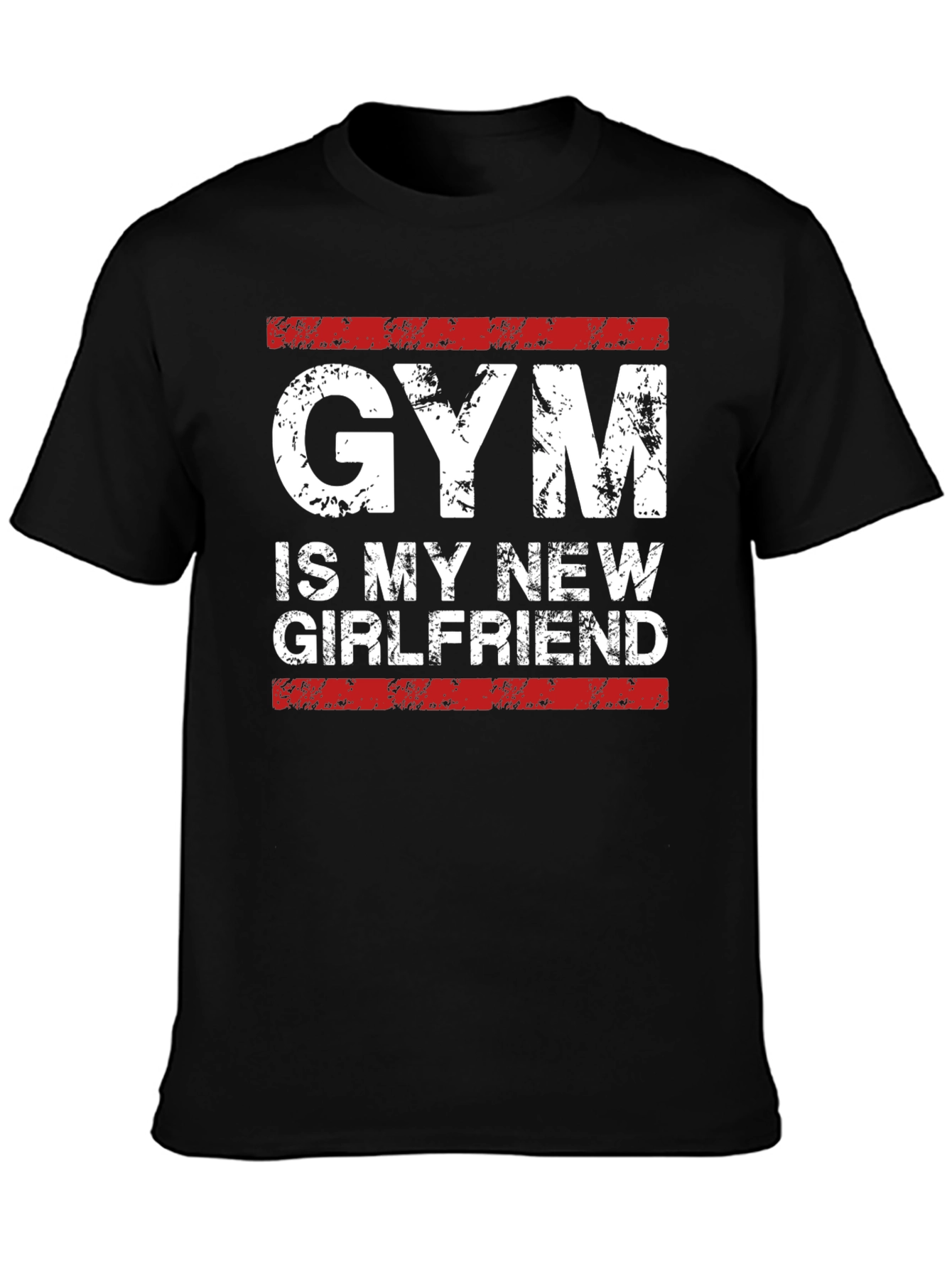 Black Gym Is My New Girlfriend - Men's Graphic Tee view 3