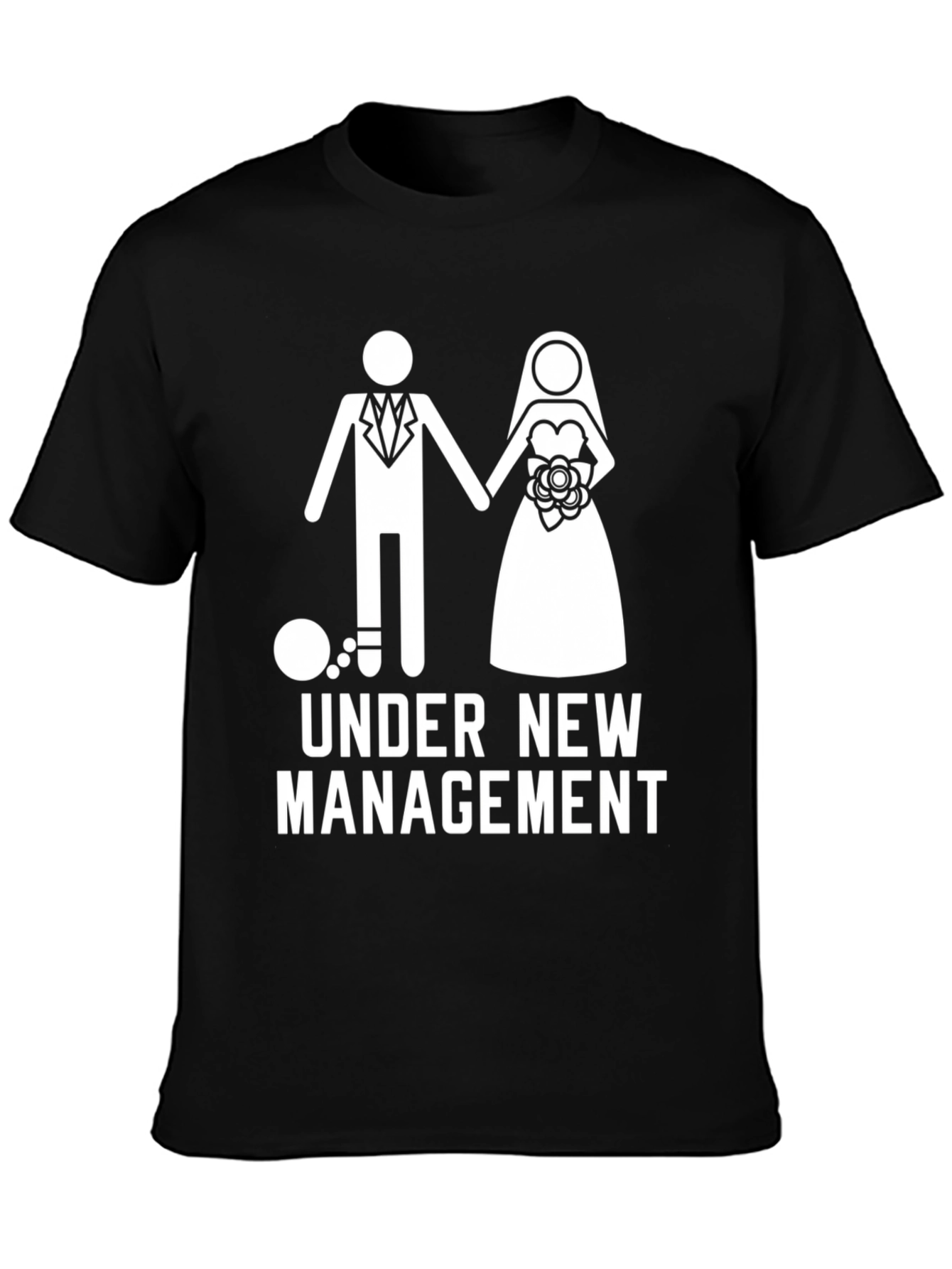 Black Under New Management Graphic Novelty Tee view 3