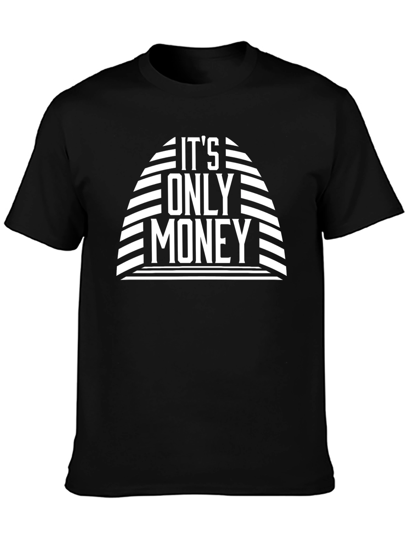 Black It's Only Money Graphic Tee view 3