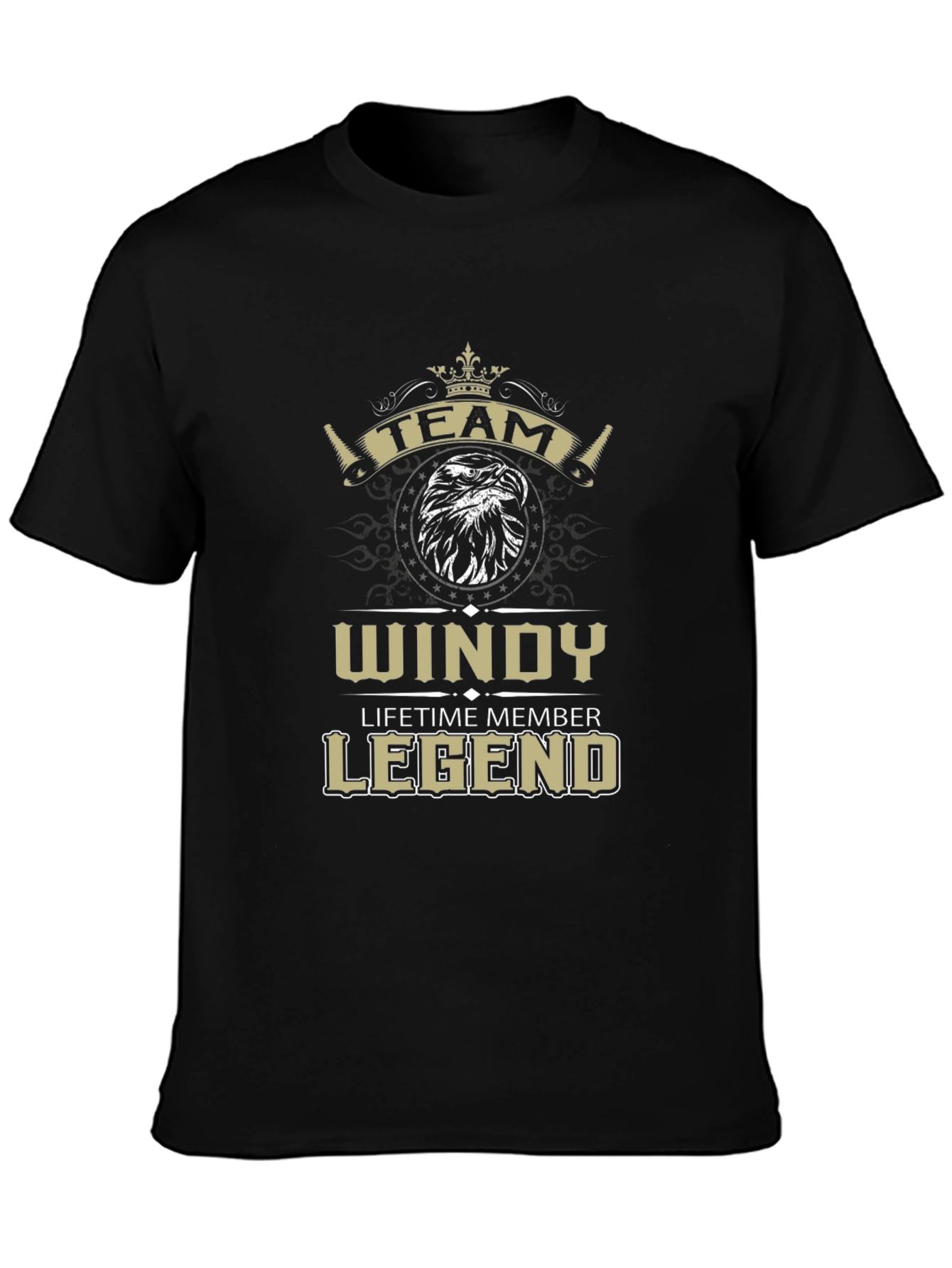 Black Team Windy Legend T-Shirt view 3