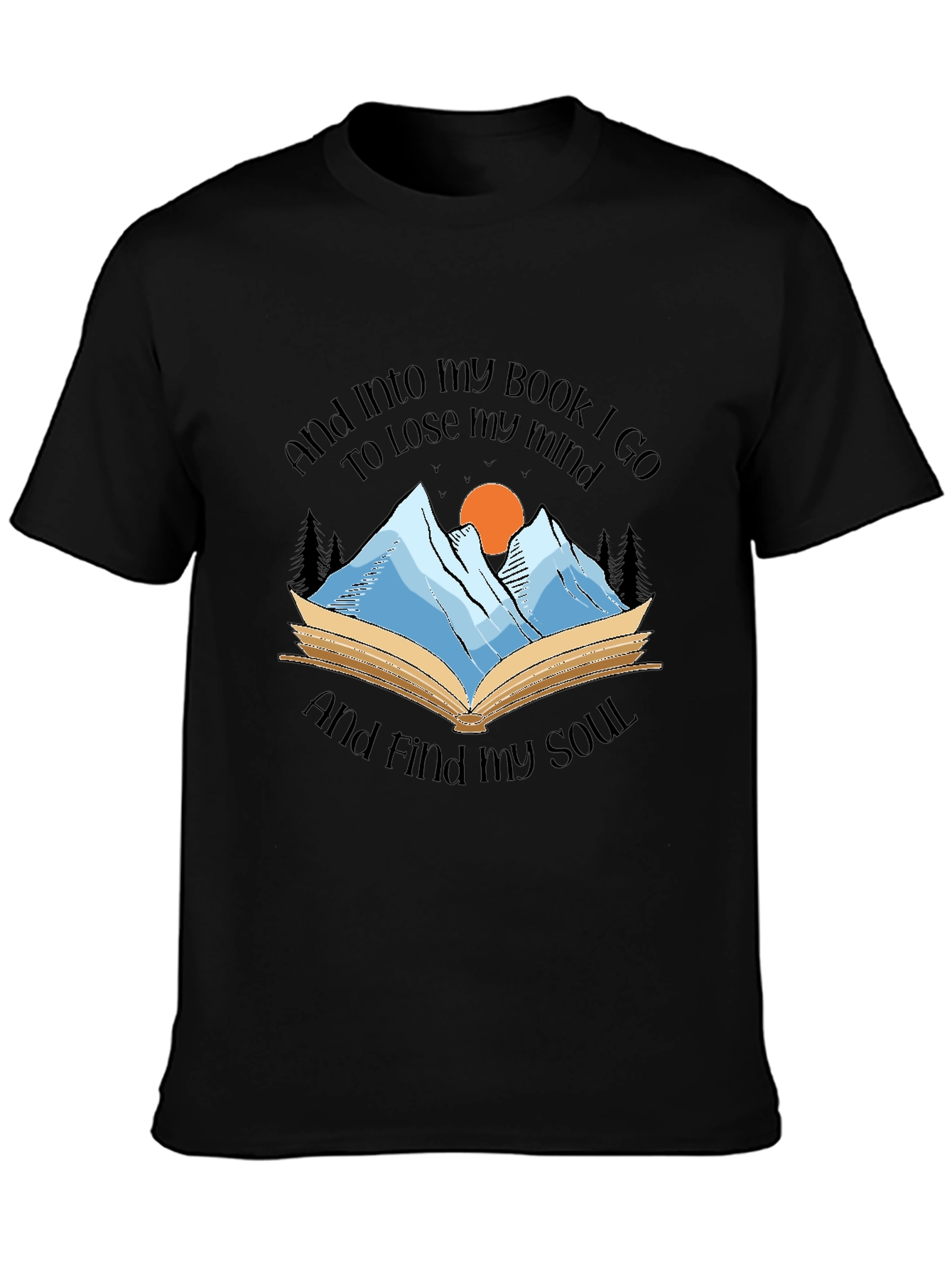 Black Book Lover Tee: Lose Your Mind, Find Your Soul view 3