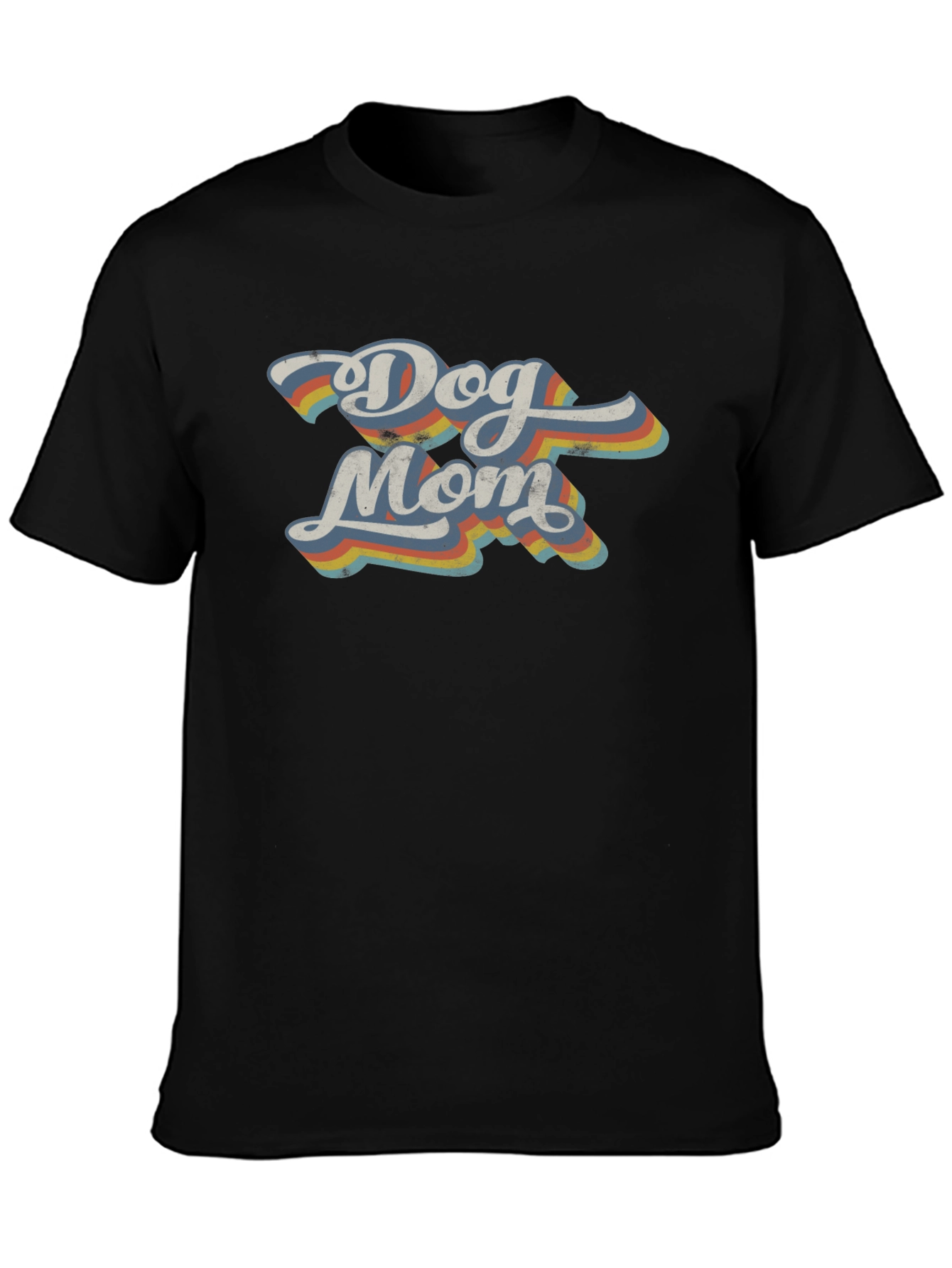 Dog Mom Retro T-Shirt - Classic Fit - 3