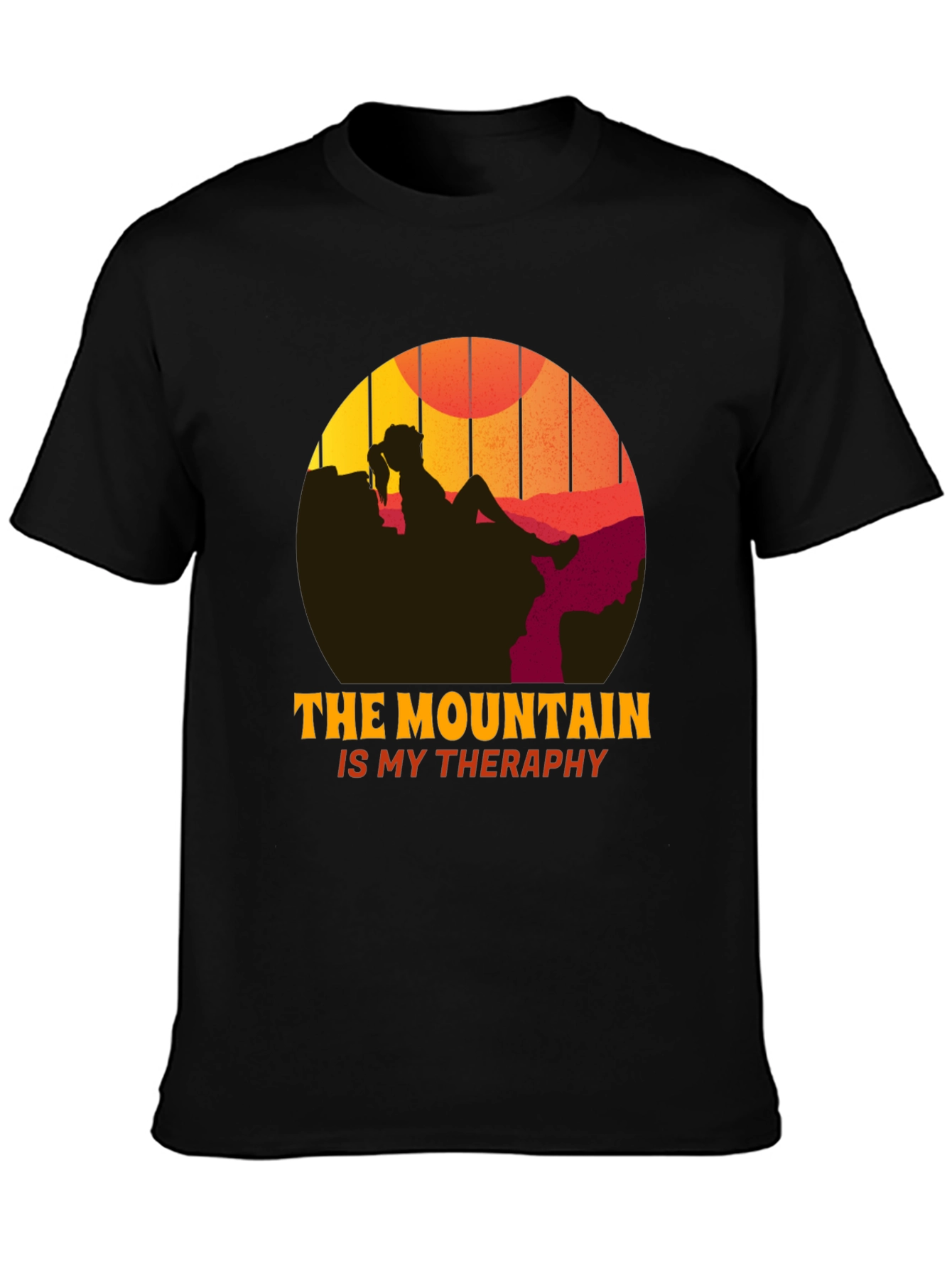 Black Mountain Therapy T-Shirt view 3