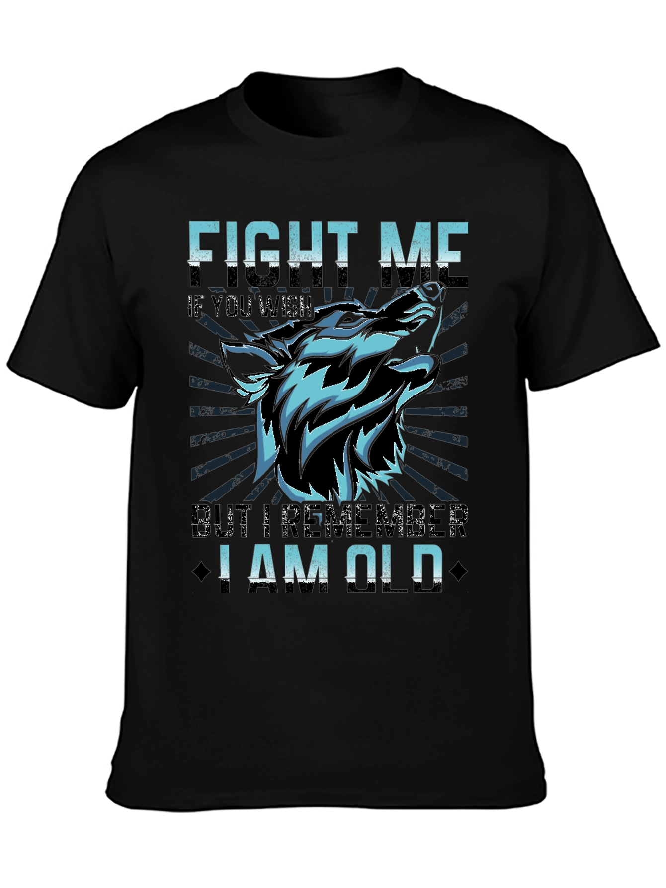 Black Fight Me If You Wish T-Shirt view 3