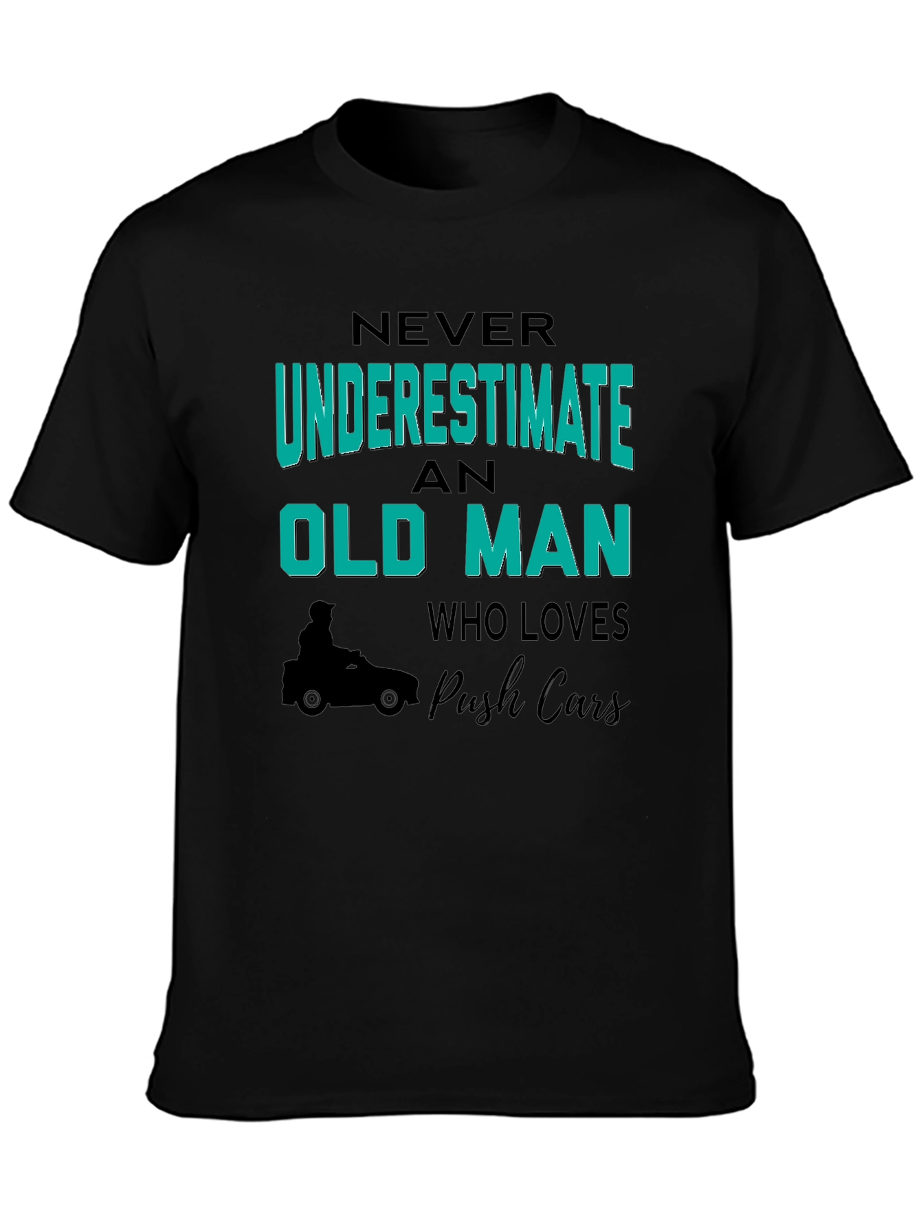 Black Never Underestimate Tee view 3