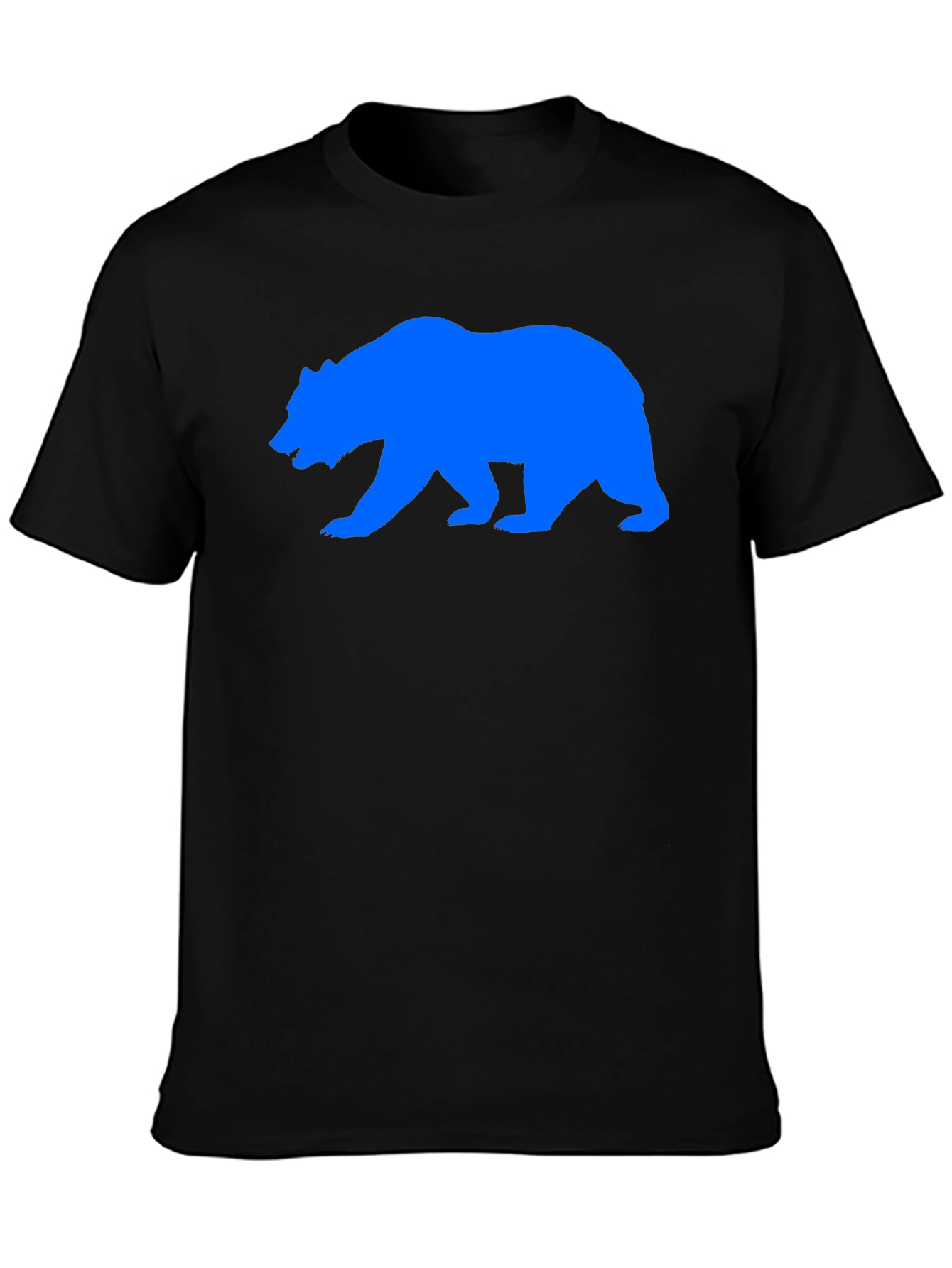Black Bear Graphic Print Black T-Shirt view 3