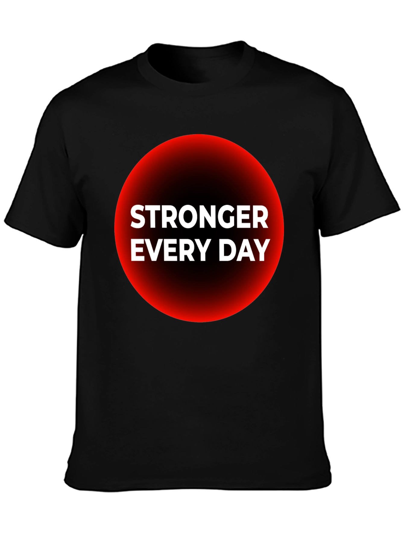 Black Stronger Everyday Graphic T-Shirt - Black view 3