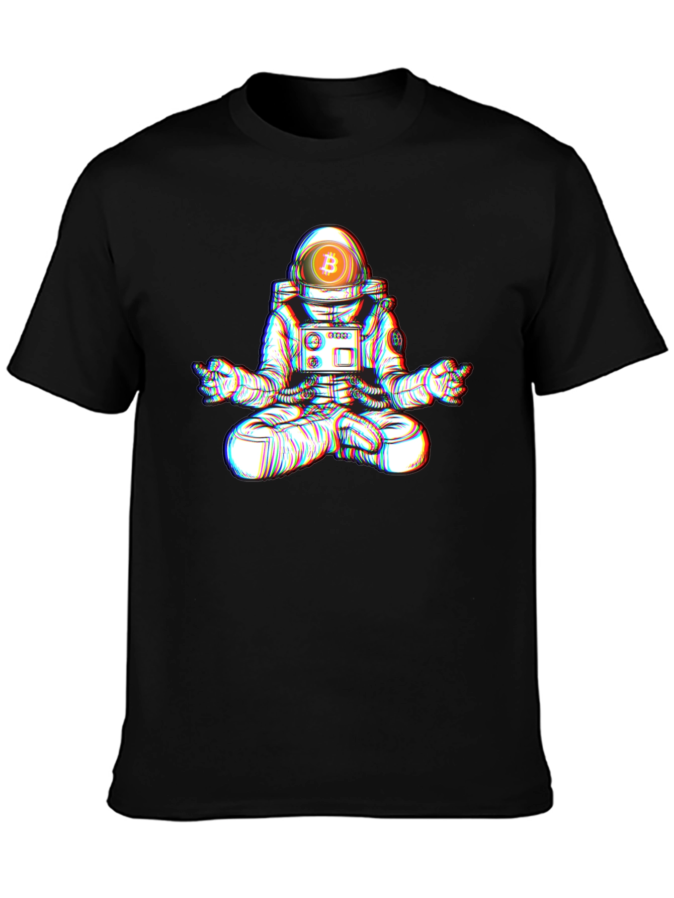 Bitcoin Astronaut Meditation T-Shirt - 3