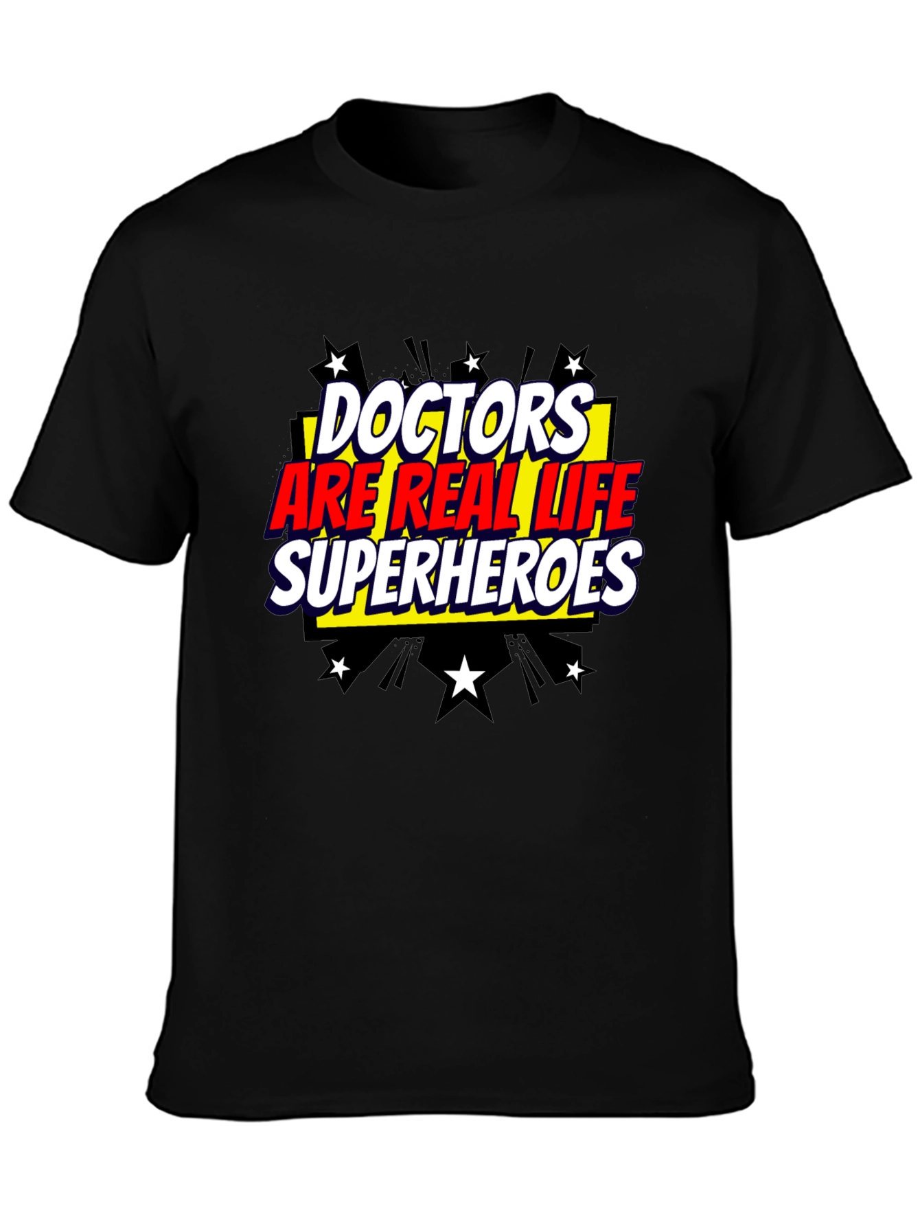 Black Doctors Are Real Life Superheroes T-Shirt view 3