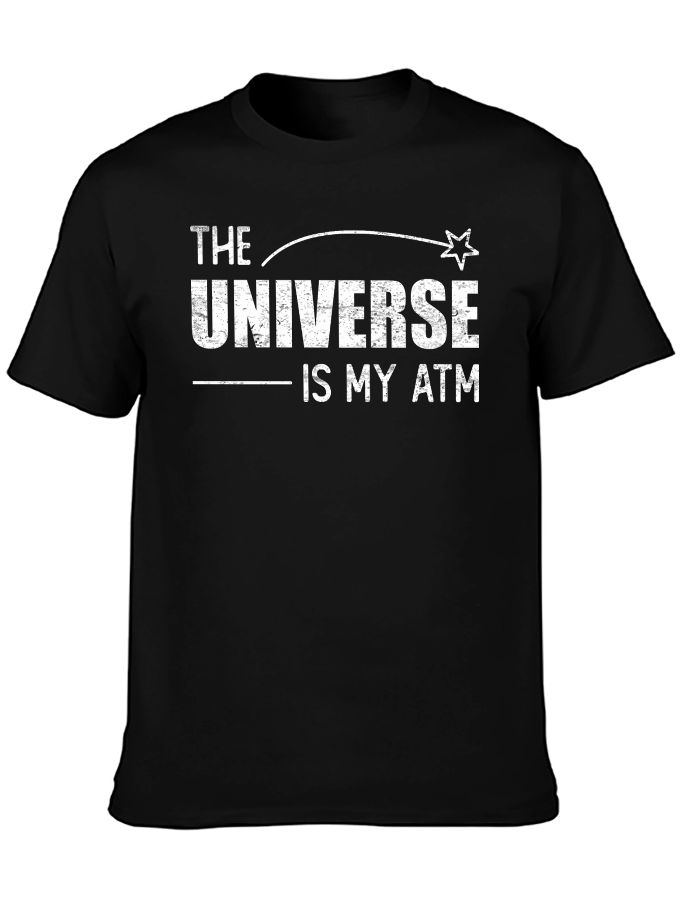 Black Universe is My ATM Graphic T-Shirt view 3