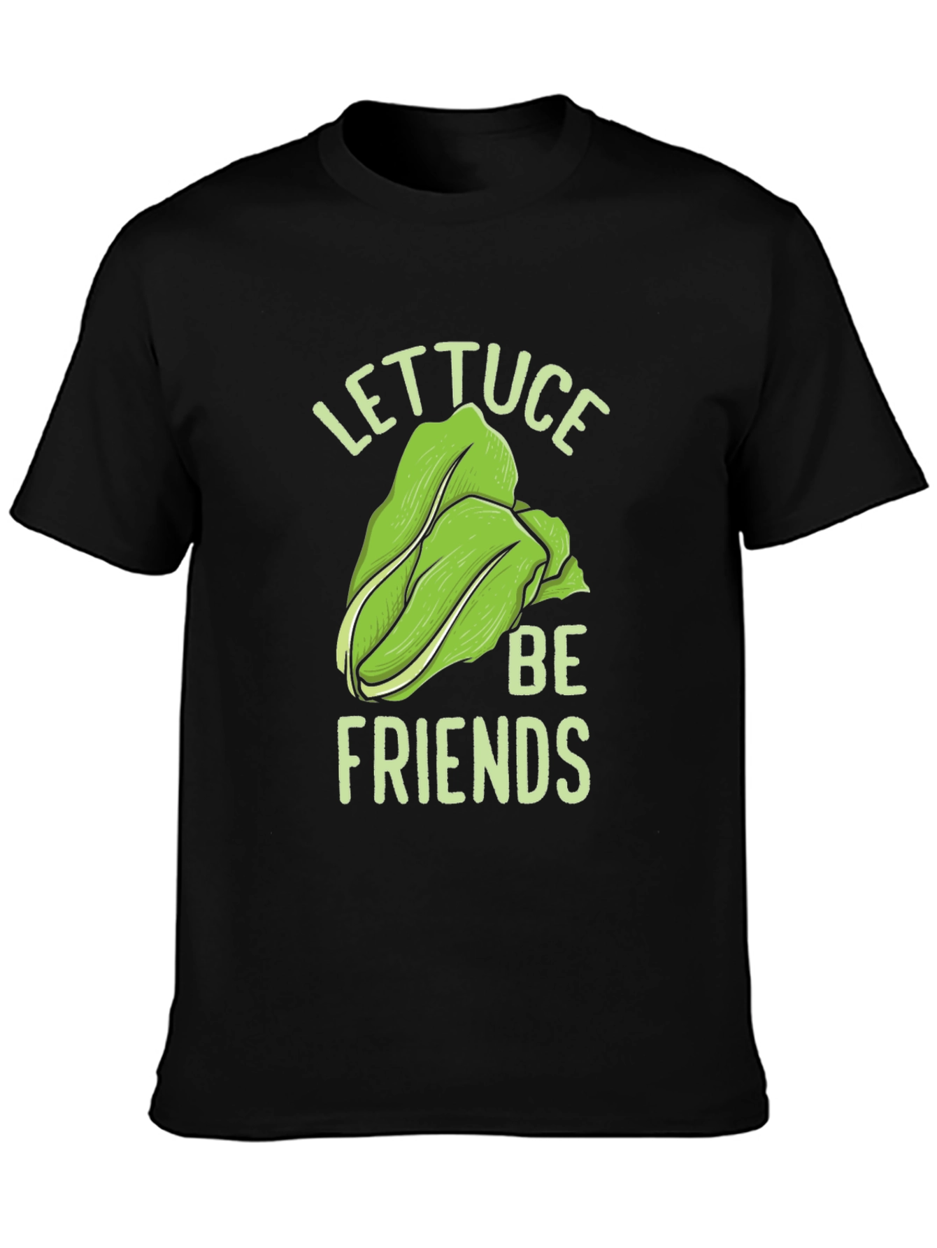 Black Lettuce Be Friends Graphic Tee view 3