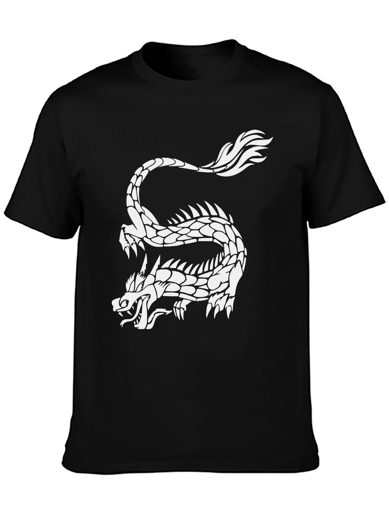 Black Dragon Graphic Tee - Black view 3