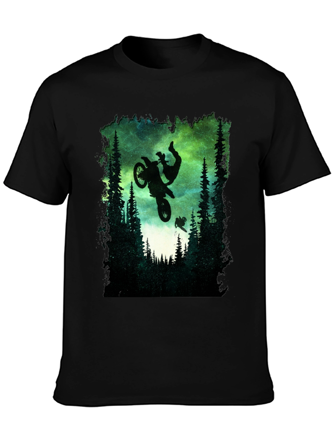 Black Mountain Motocross Graphic T-Shirt view 3
