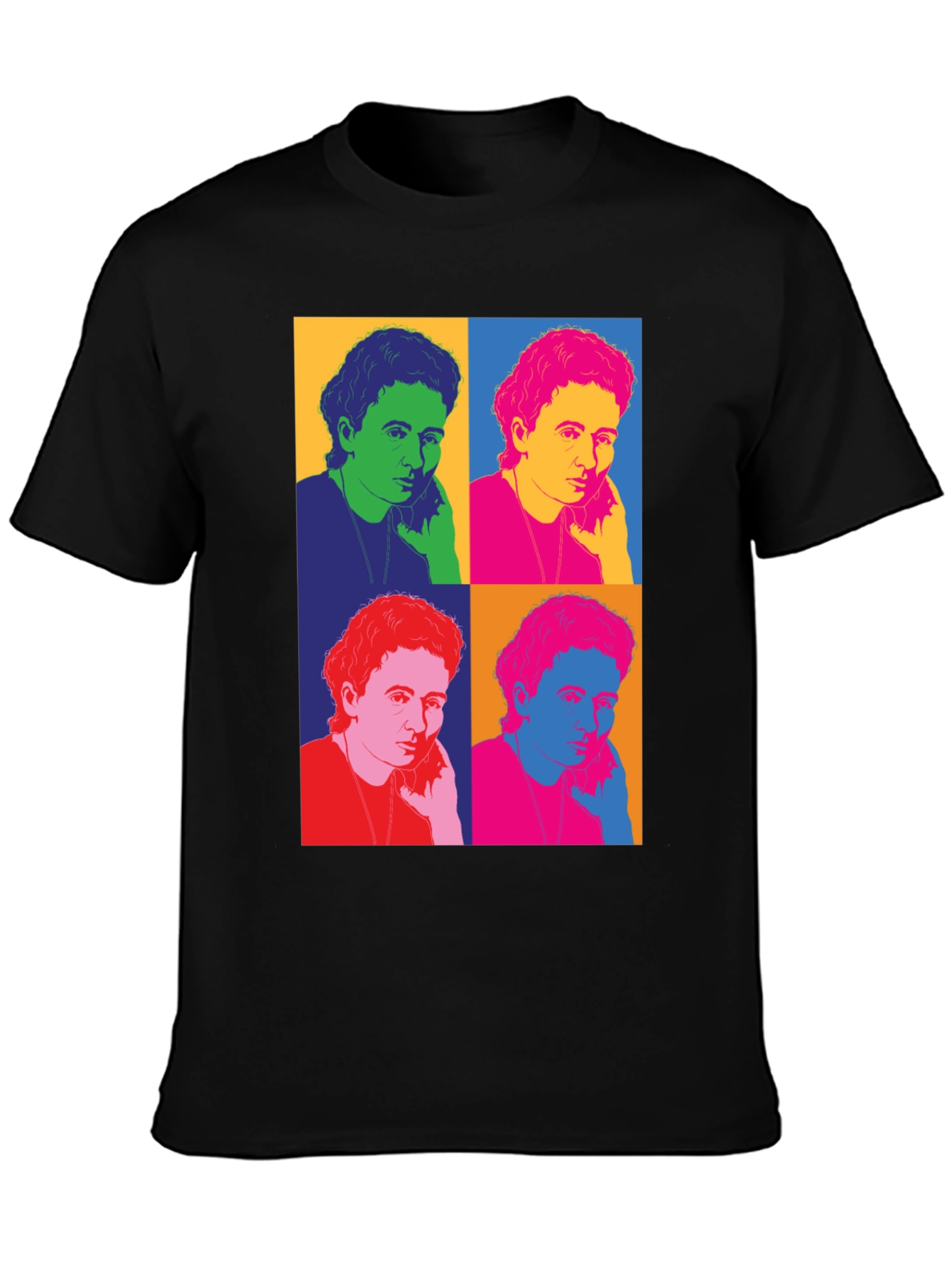 Black Pop Art T-Shirt view 3