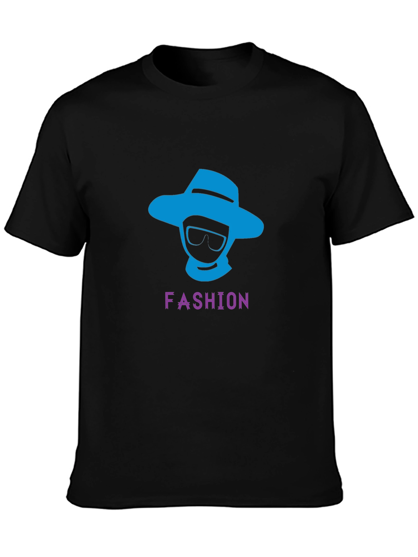 Black Men's Fashion Graphic Tee - Stylish & Trendy view 3